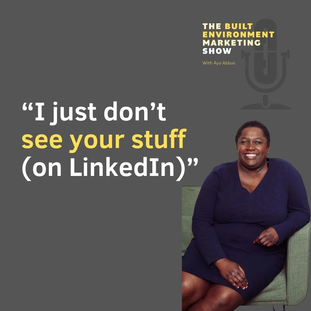 I just don't see your stuff on LinkedIn podcast episode with Ayo Abbas