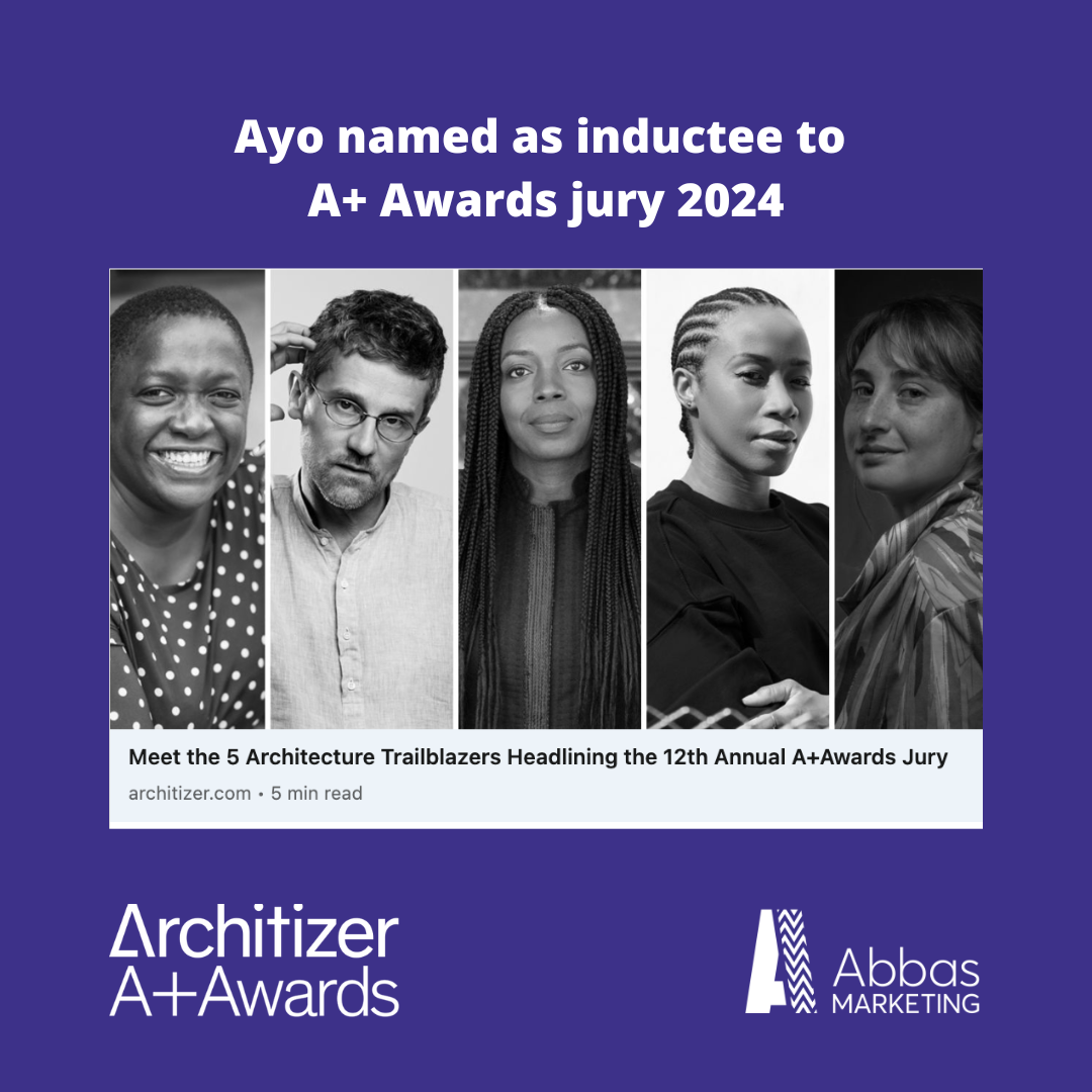Named as architectural trailblazer by Architizer Magazine 
