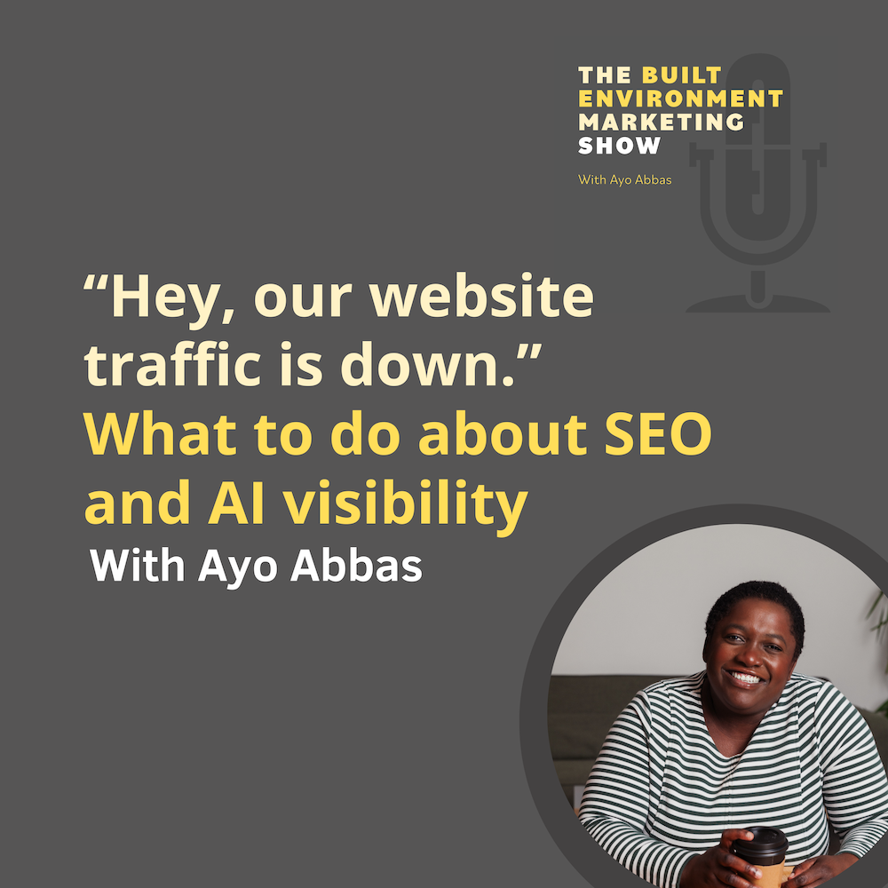 Hey, our website traffic is down. What to do about SEO and AI visbility