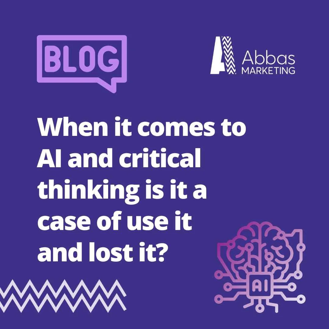 When it comes to AI and critical thinking is it a case of use it and lost it?