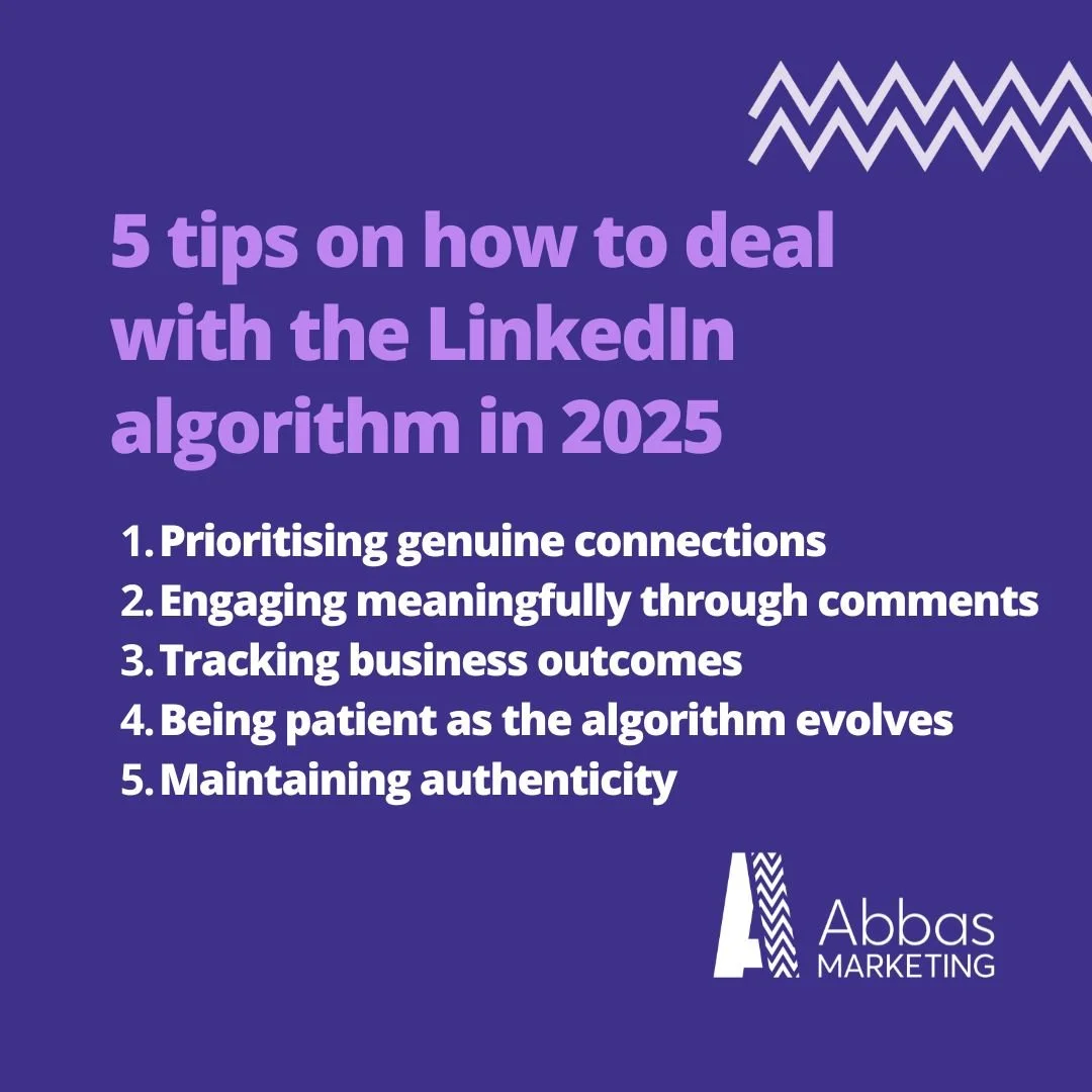5 tips on how to deal with the LinkedIn algorithm in 2025