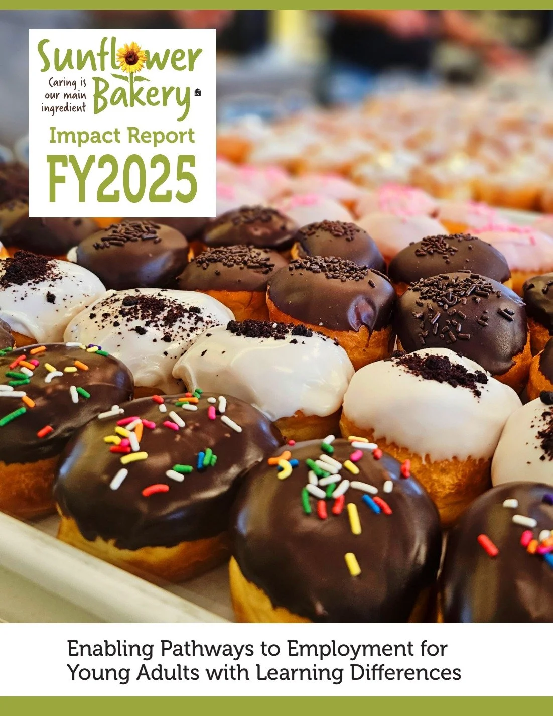 Sunflower Bakery | FY2025 Impact Report — cover
