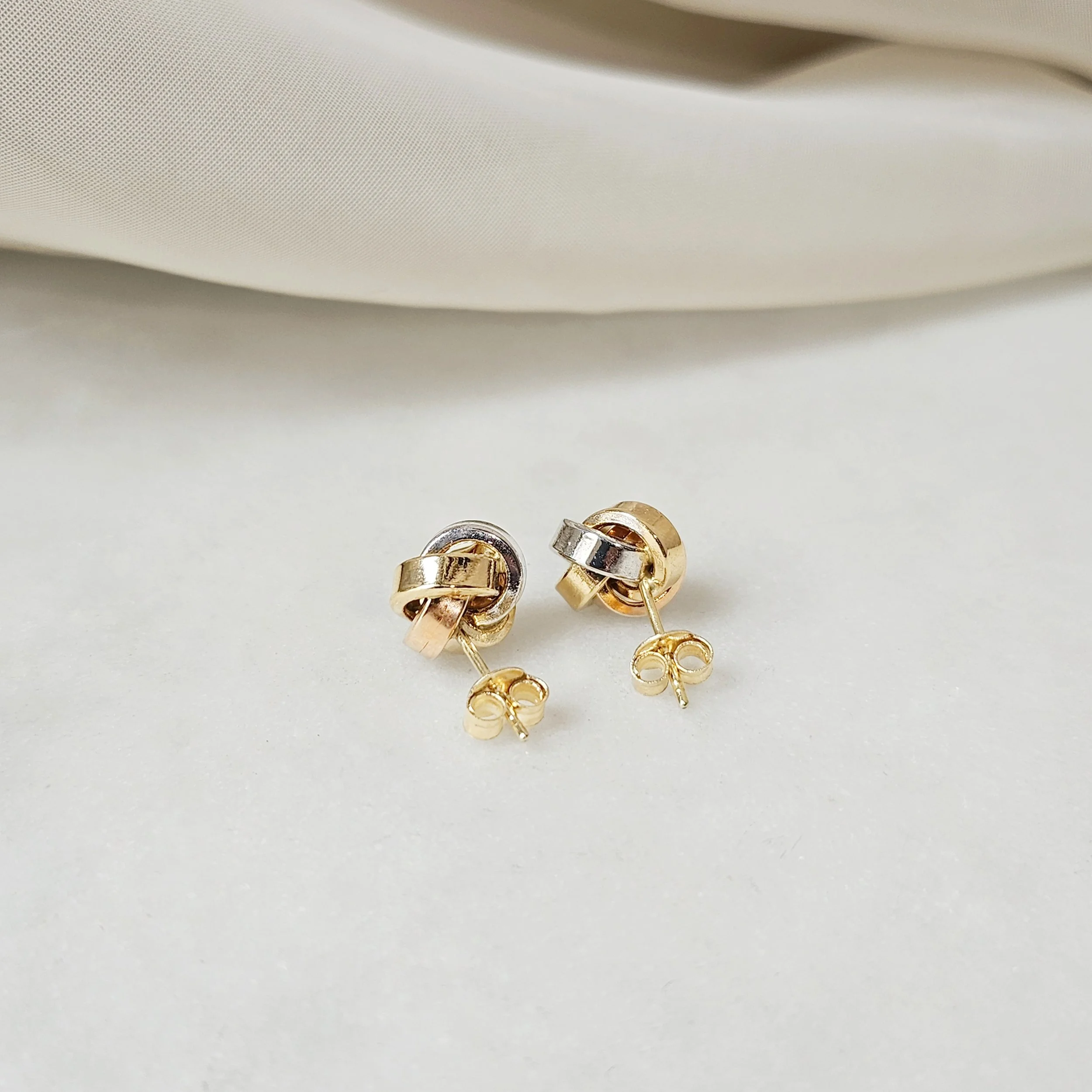 Eternal Knot Stud Earrings