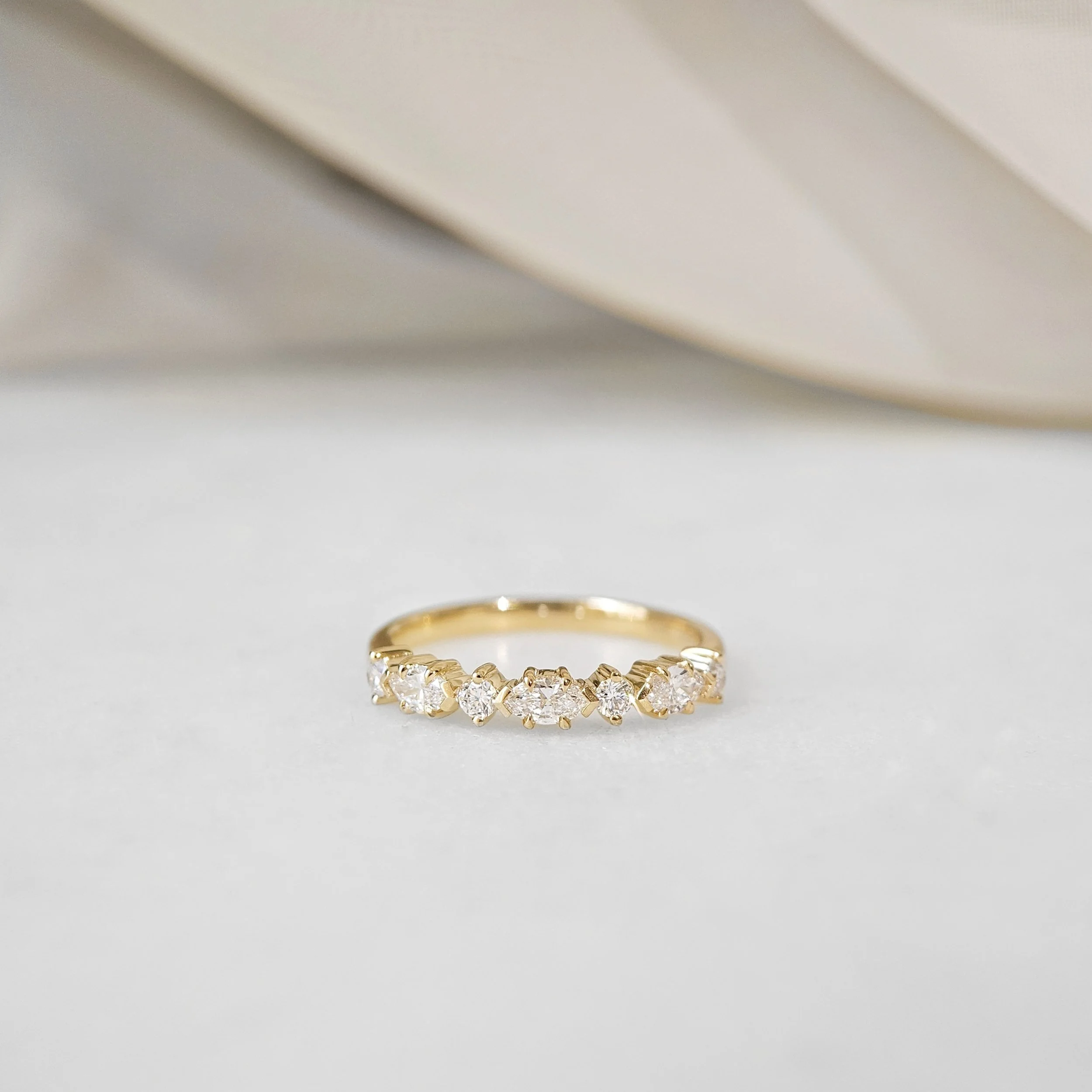 Feline Marquise And Round Diamond