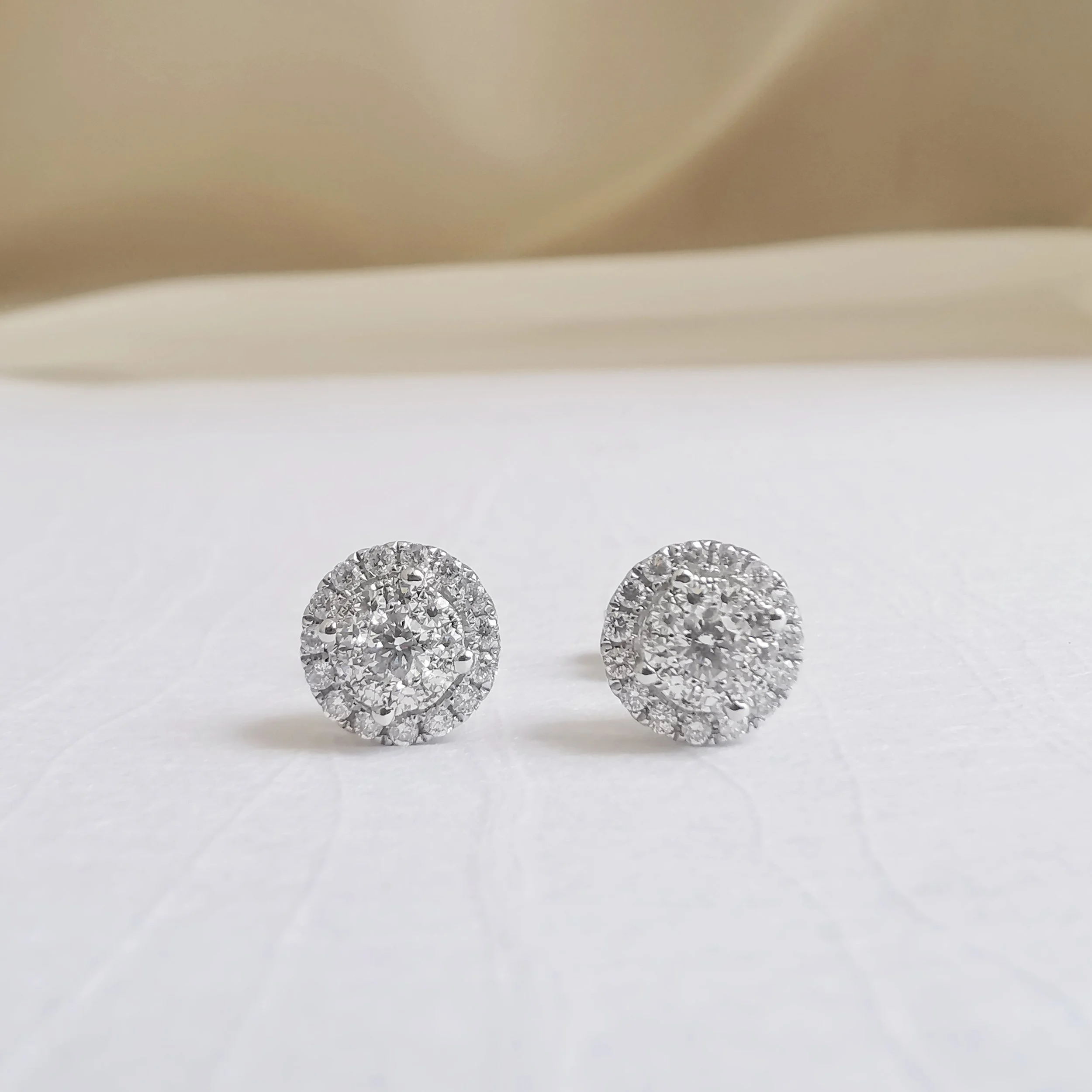 Diamond Cluster Studs