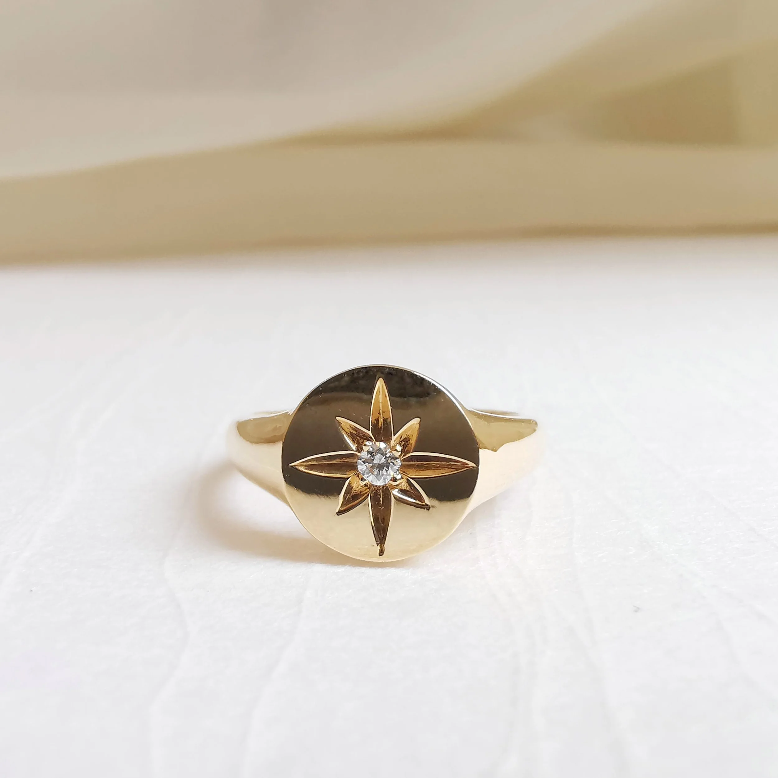 Star Signet Ring