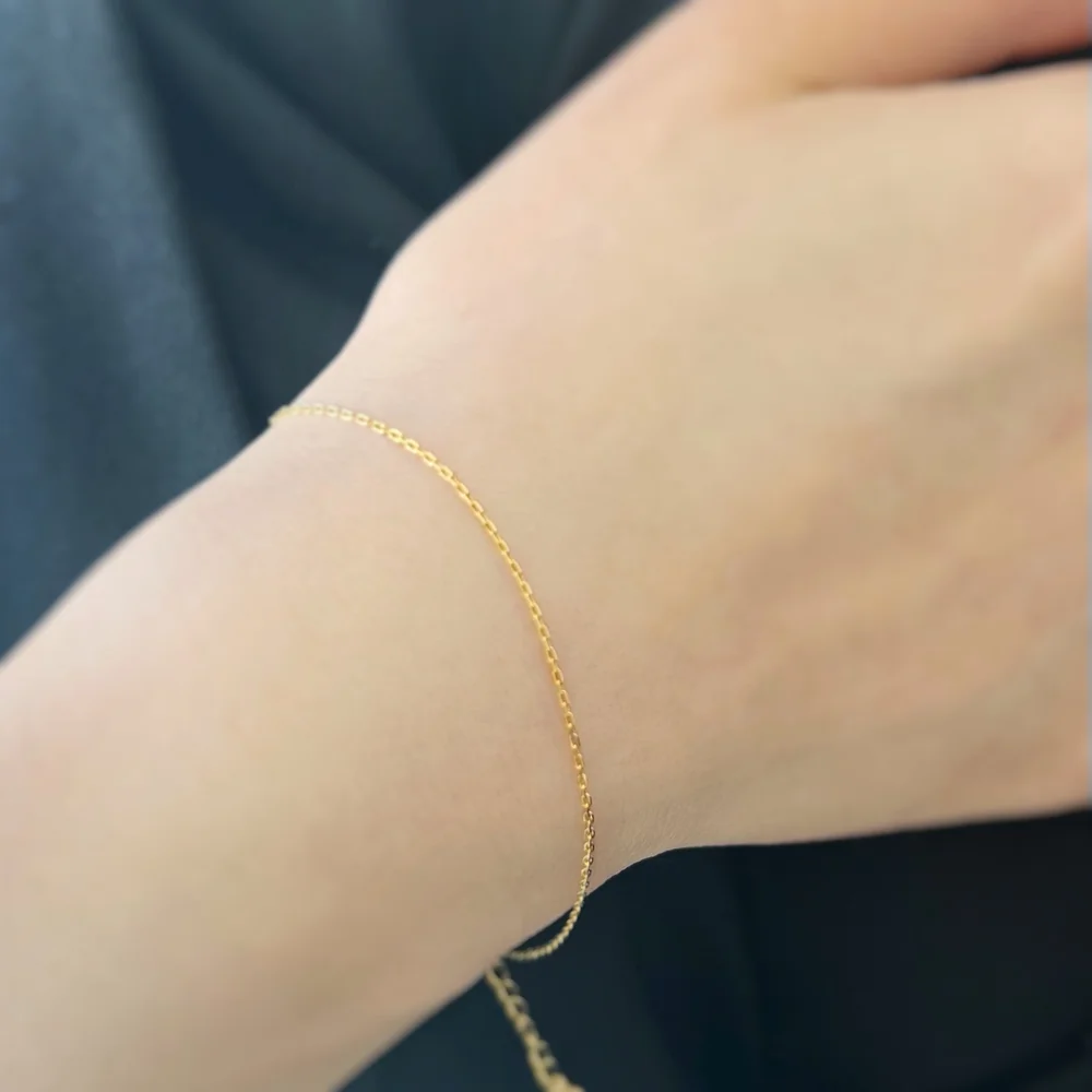18k Gold Chain Bracelet — Lovélle Jewellery