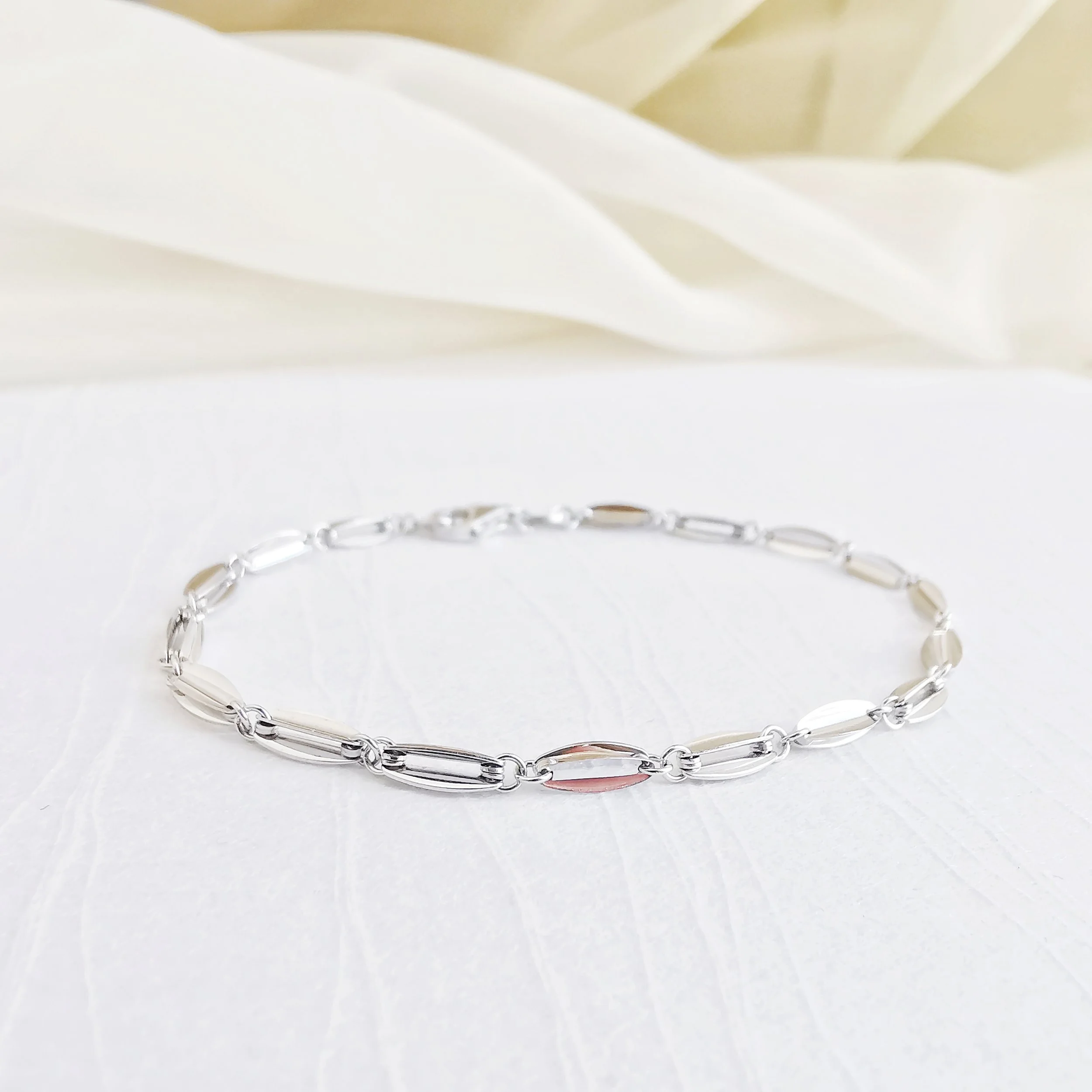 Irregular Link Bracelet - (Custom Made ONLY - 4 to 6 Weeks)