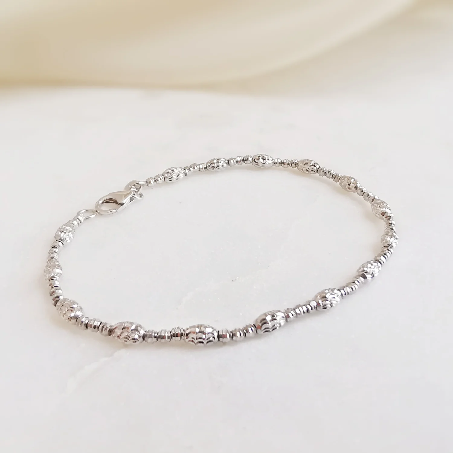 18K Beaded Bracelet