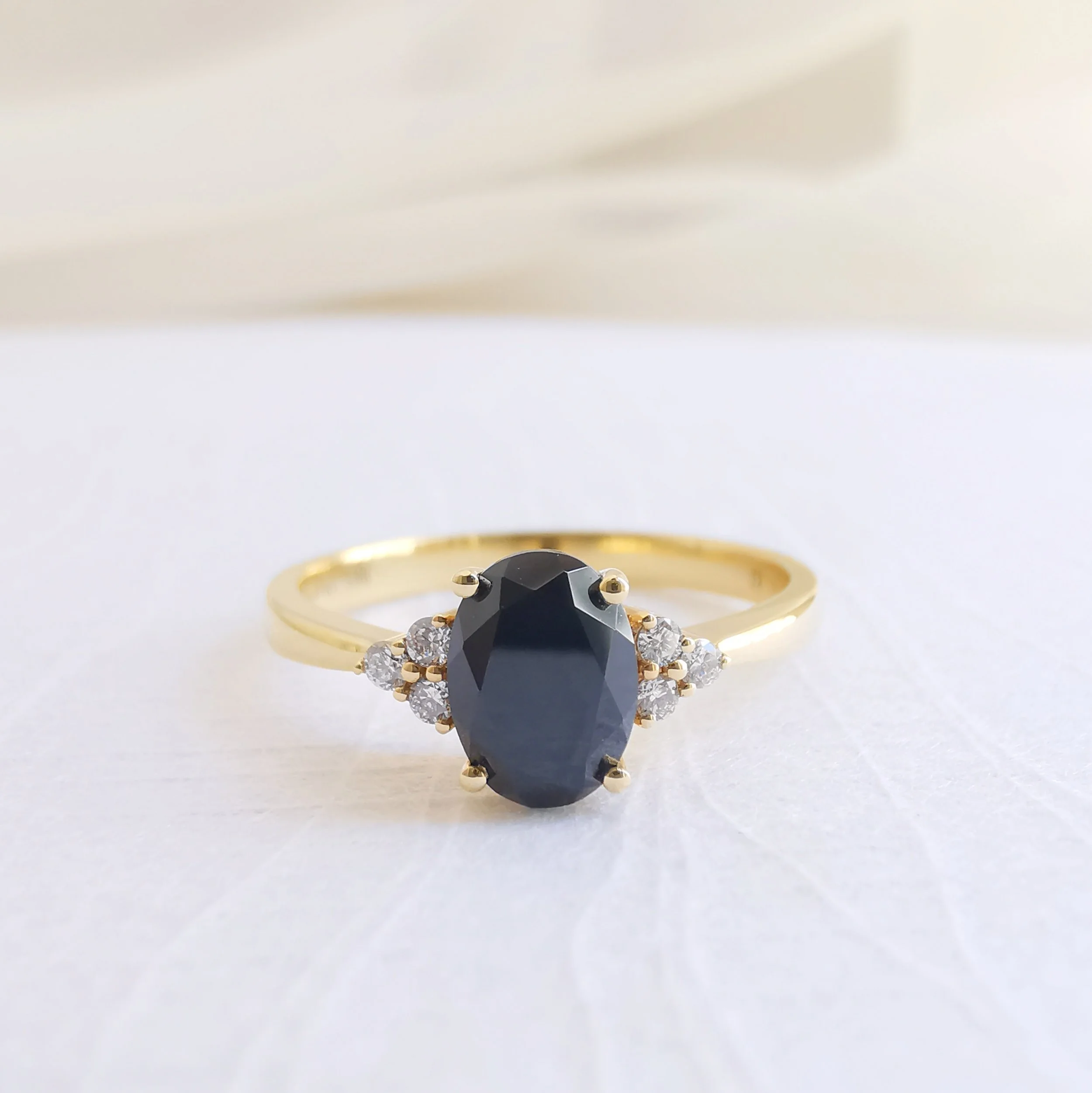 Orchard Black Spinel Ring