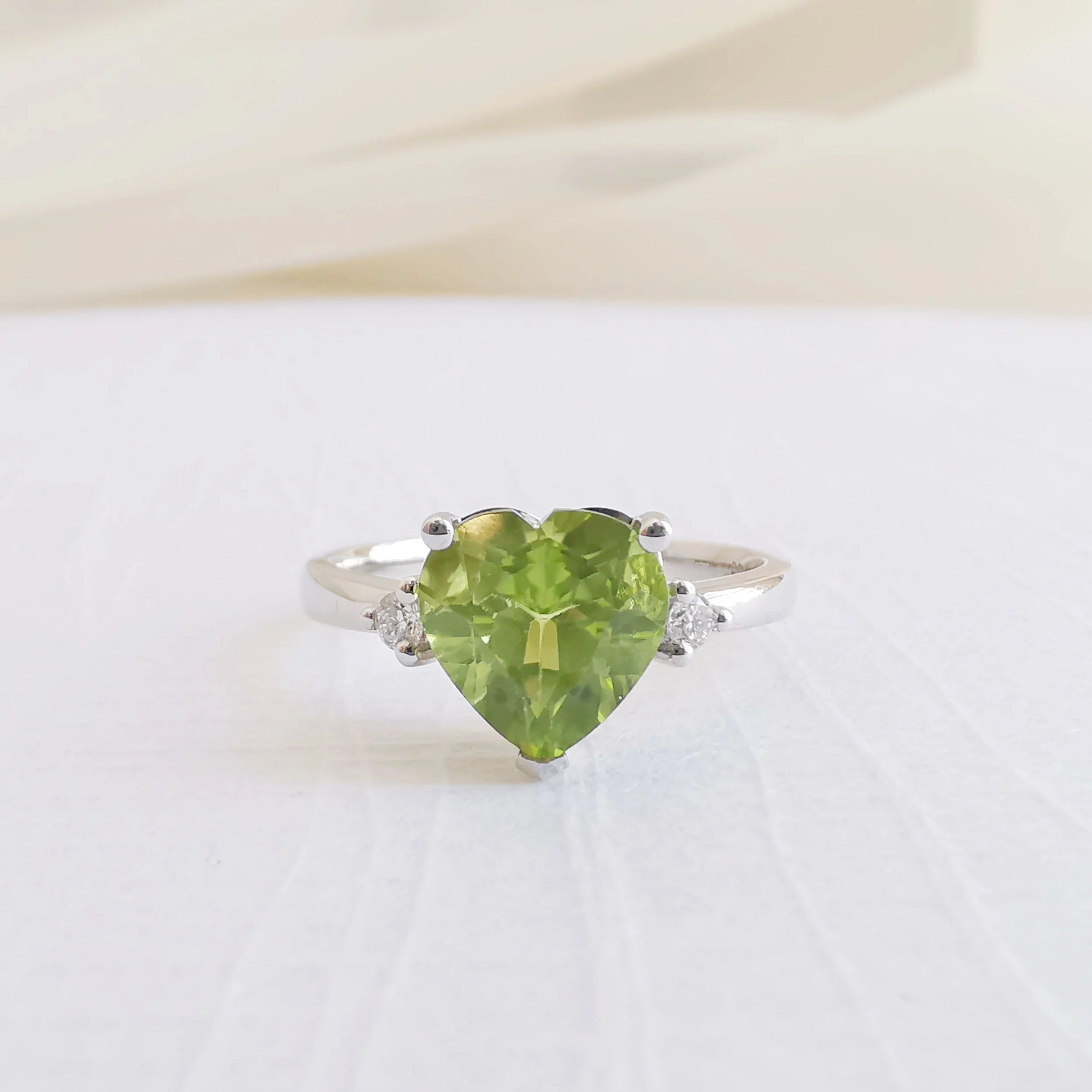 Cosmic Love Peridot Ring