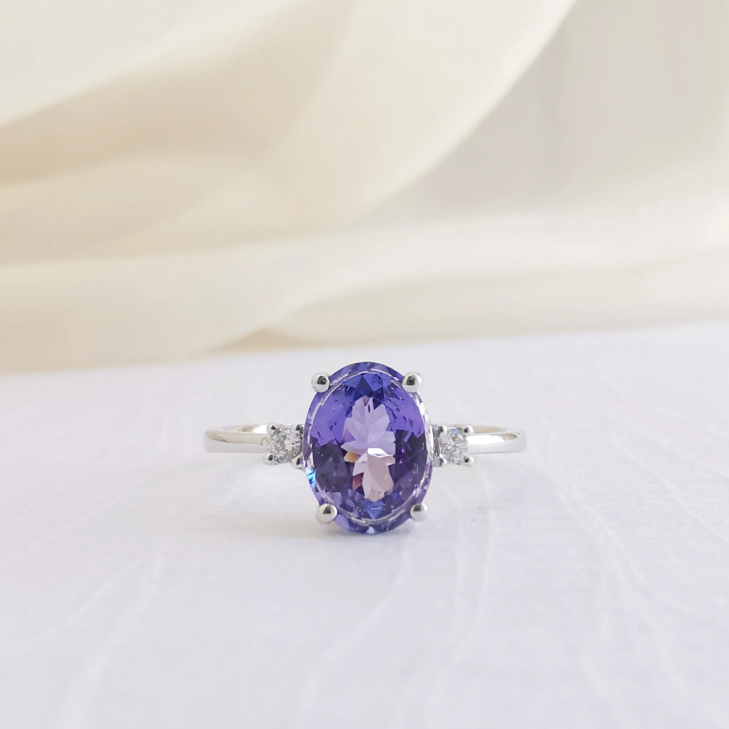Oval Tanzanite Ring