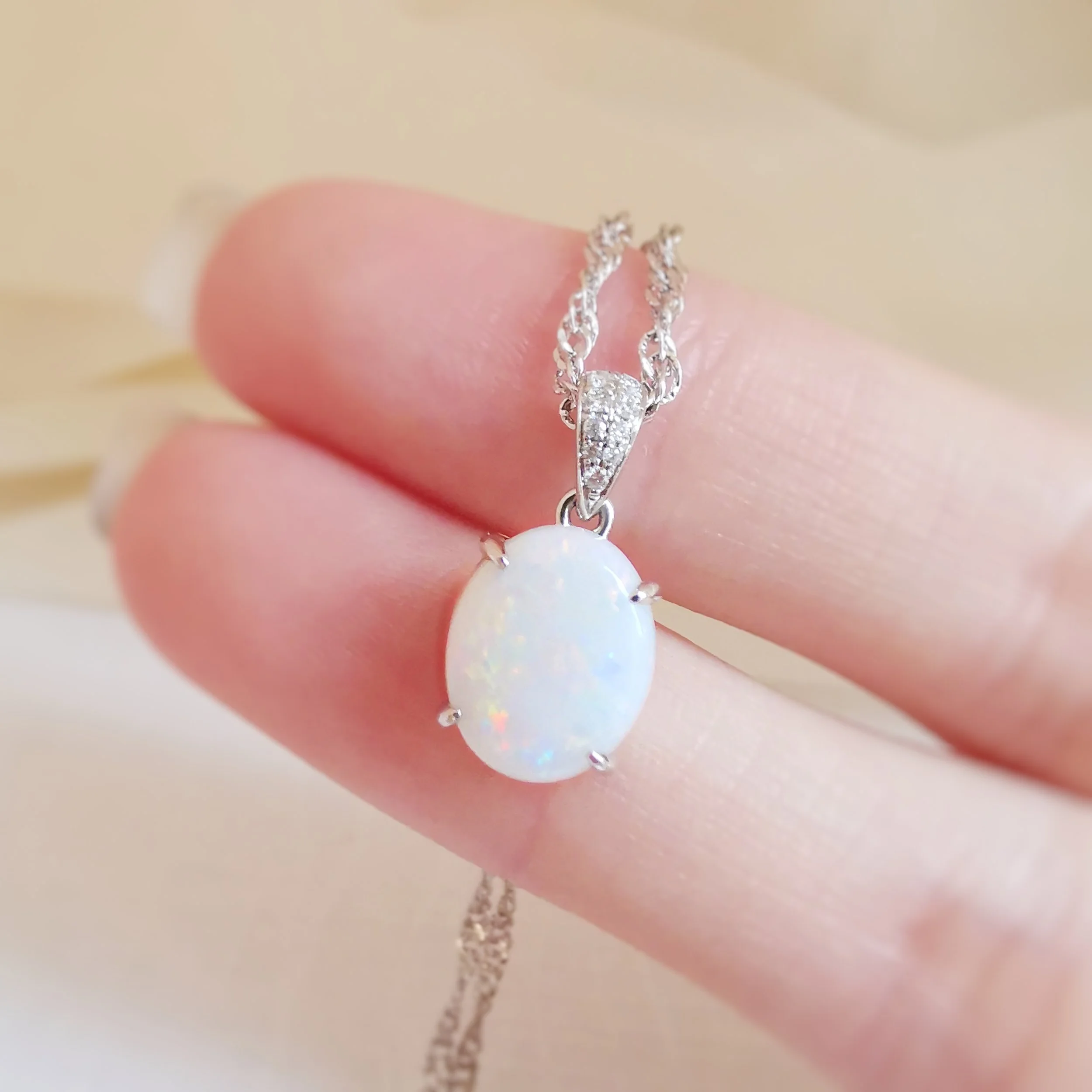 Milky Opal Pendant