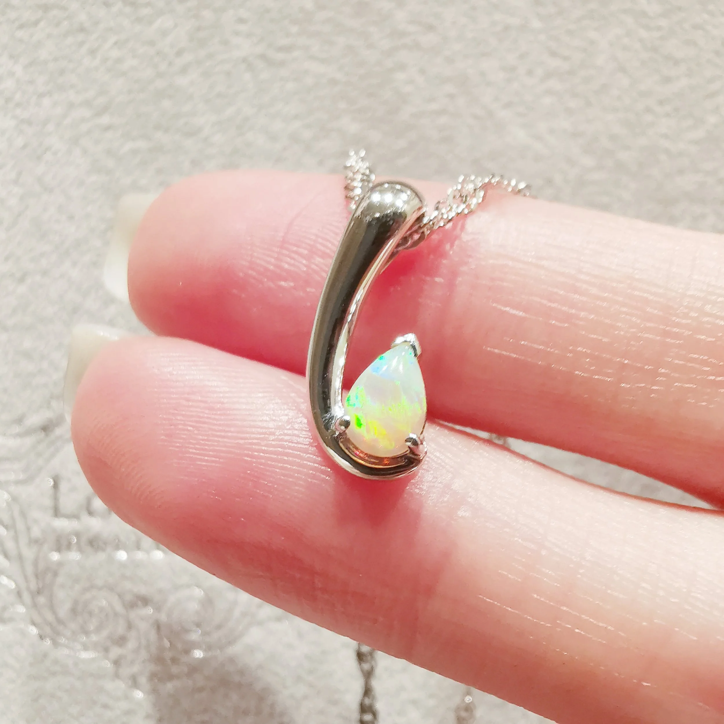 Opal Sea Hook Pendant