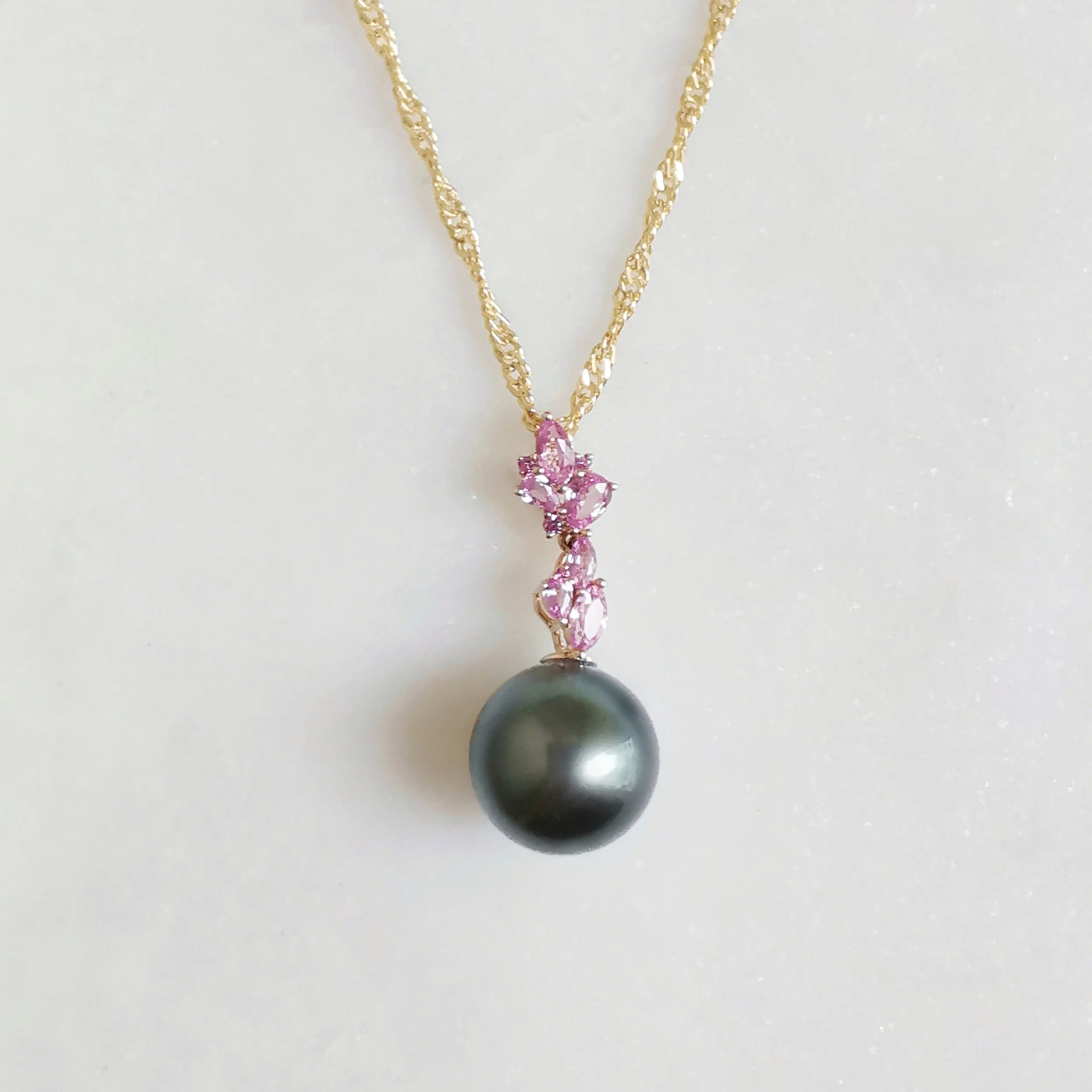 Blossom Tahitian Pearl Pendant
