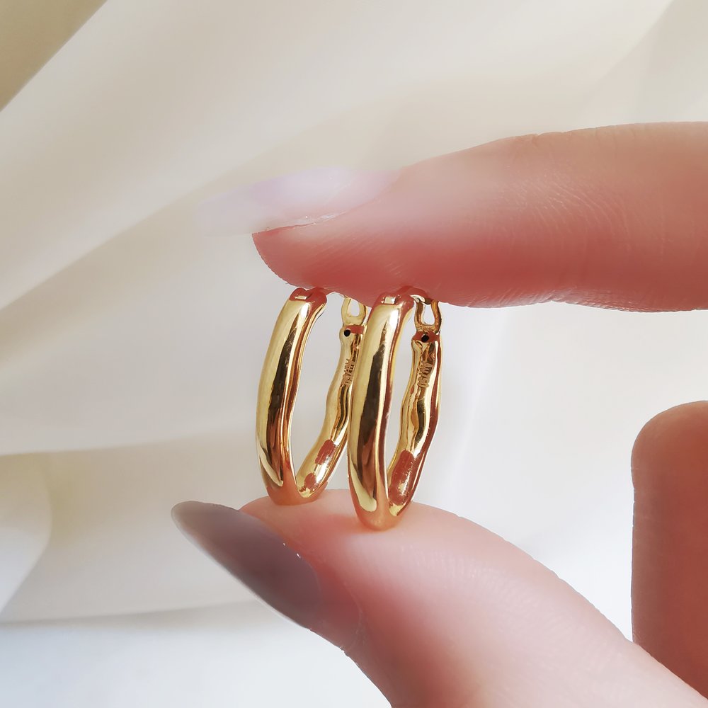 Hoop ring earrings deals