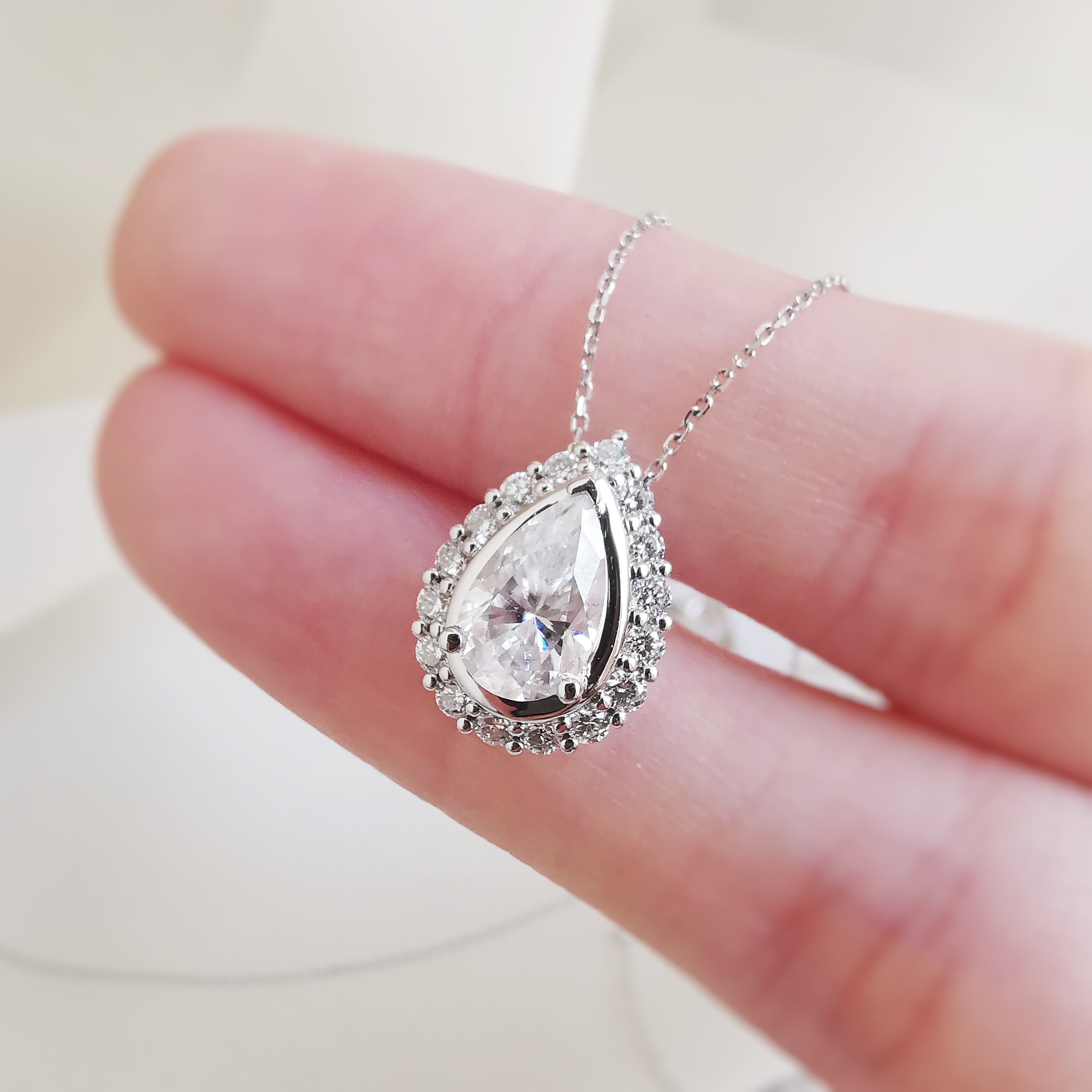 14K Damea Pear Solitaire Moissanite Pendant 7.jpeg