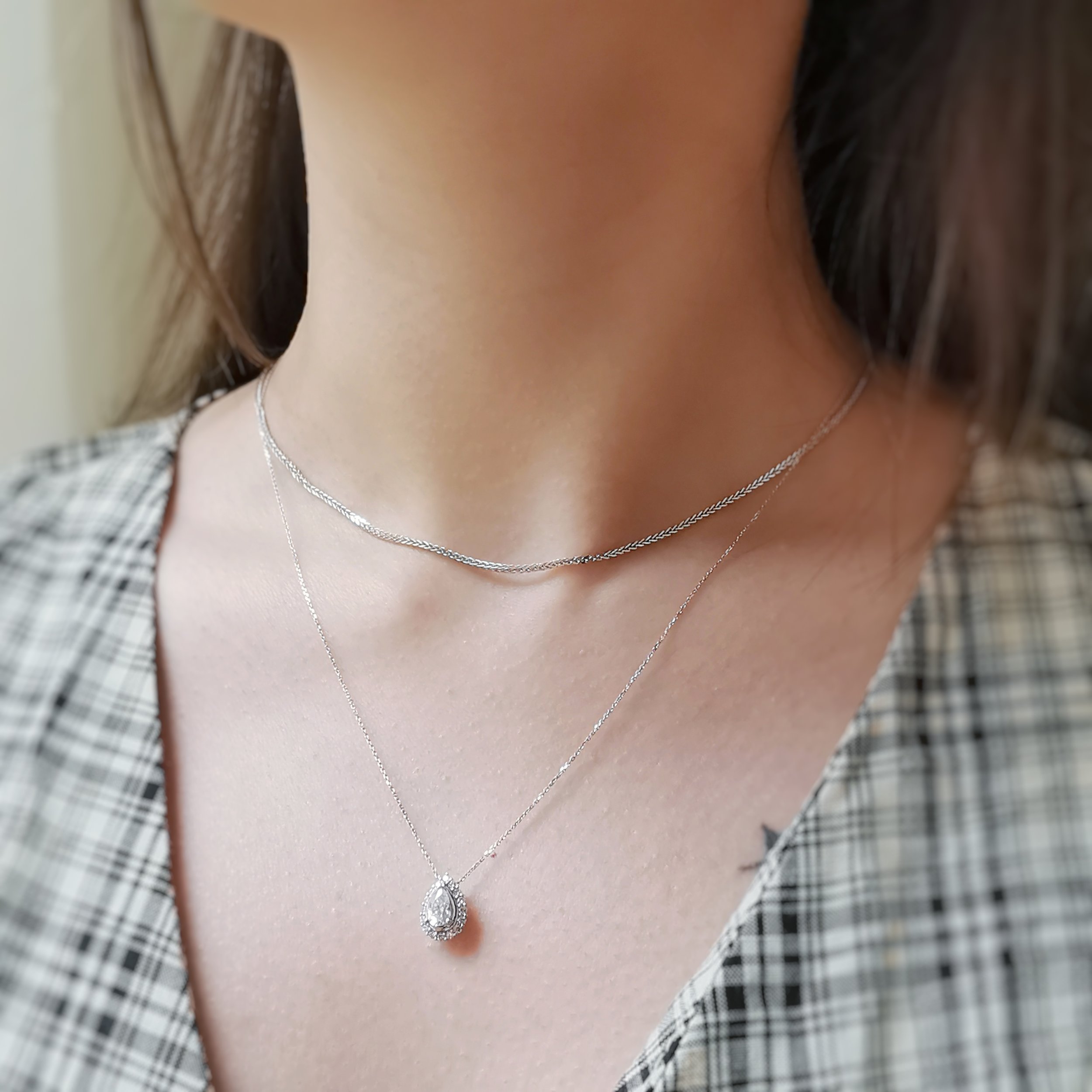 14K Damea Pear Solitaire Moissanite Pendant 4.jpeg