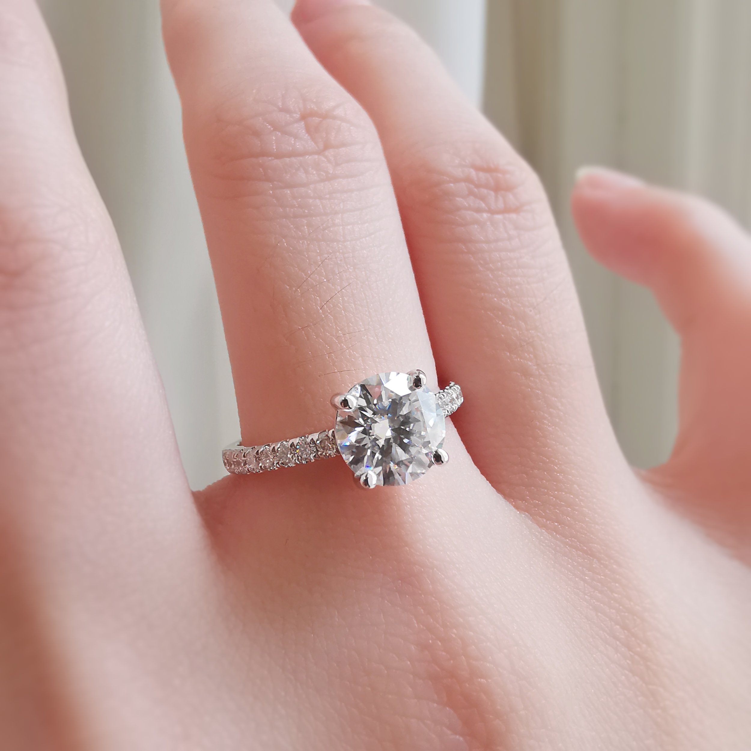 18K Angel’s Cradle Solitaire Moissanite Ring 6.jpeg