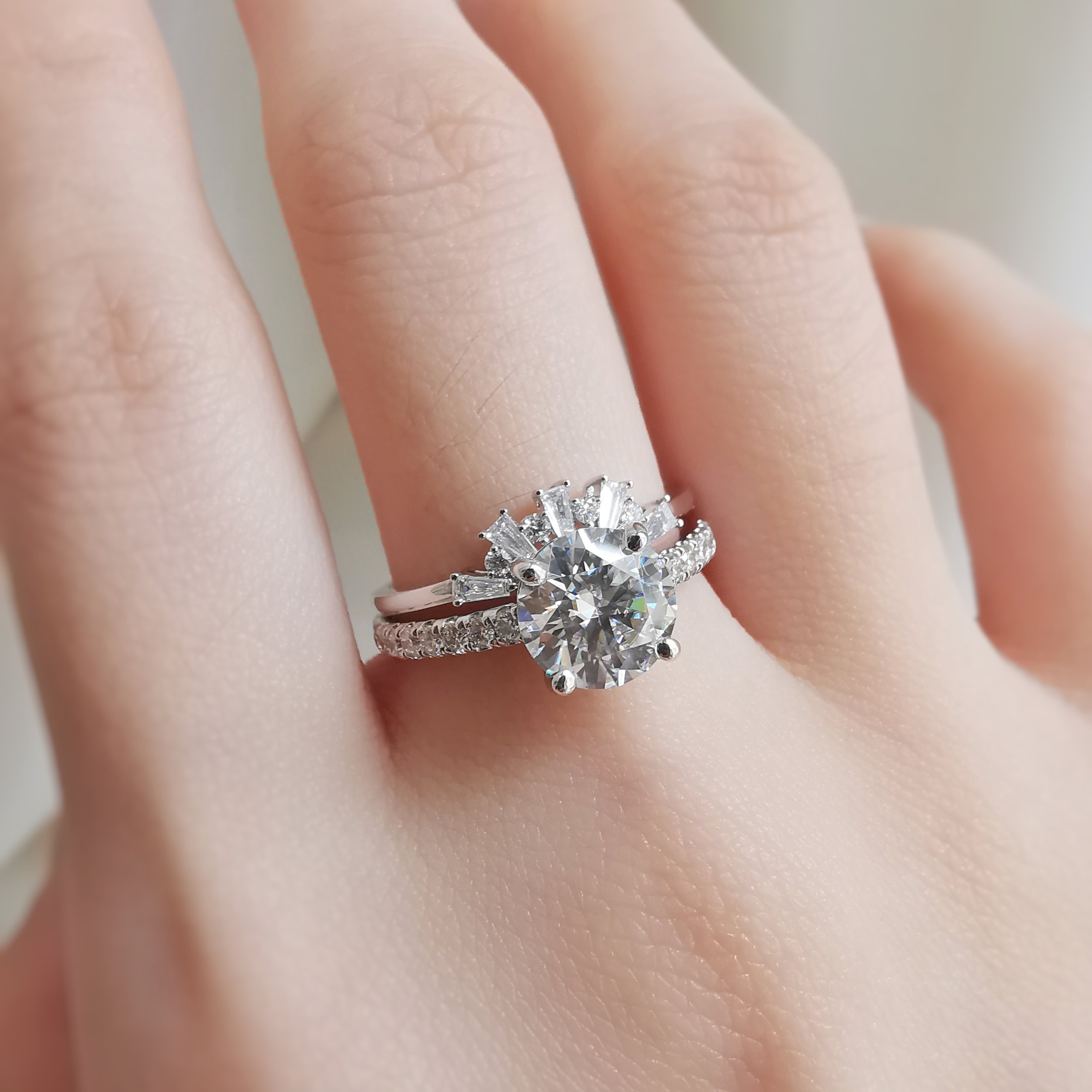 18K Angel’s Cradle Solitaire Moissanite Ring 9.jpeg