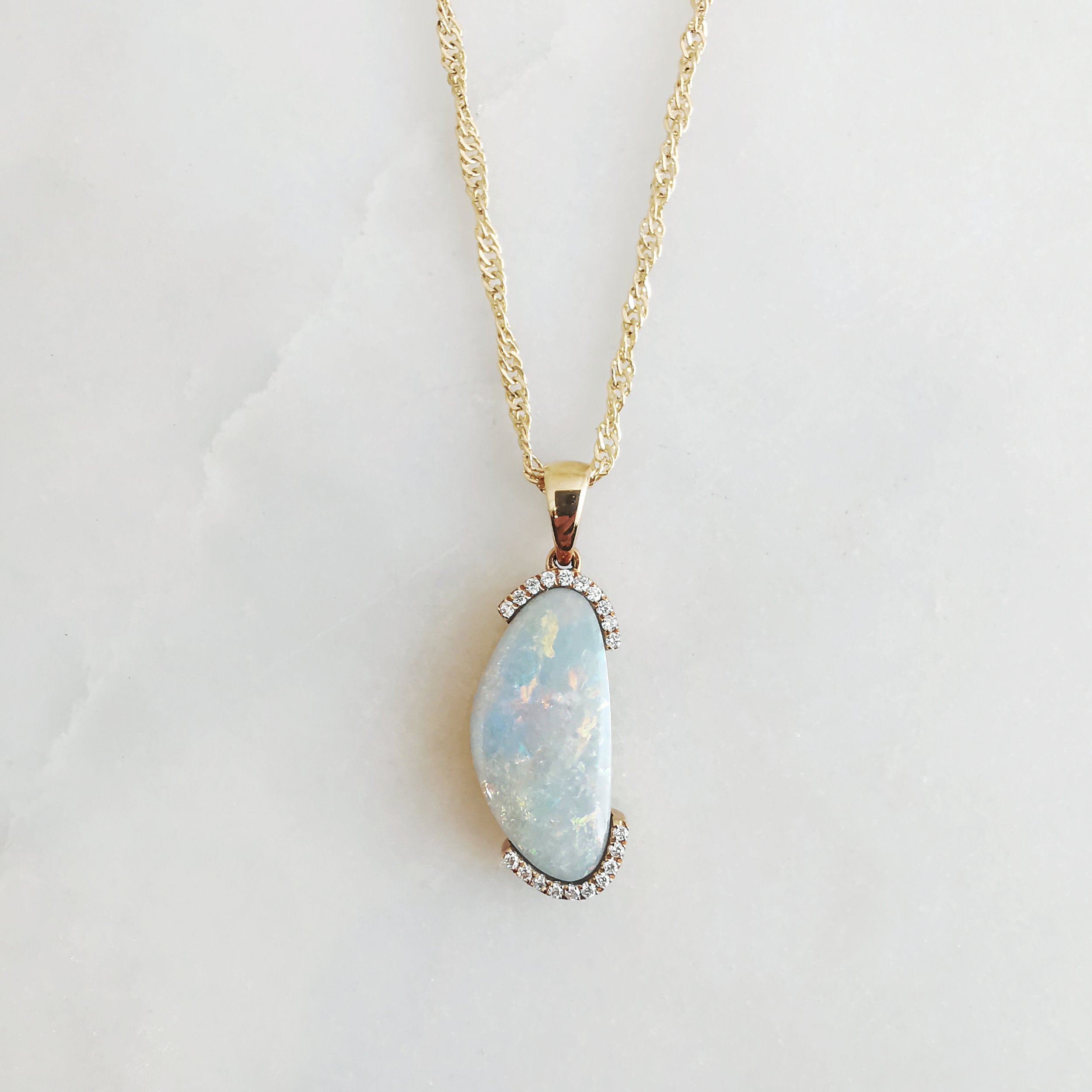 18K Heather Australian Black Opal and Diamond Pendant 1.jpeg