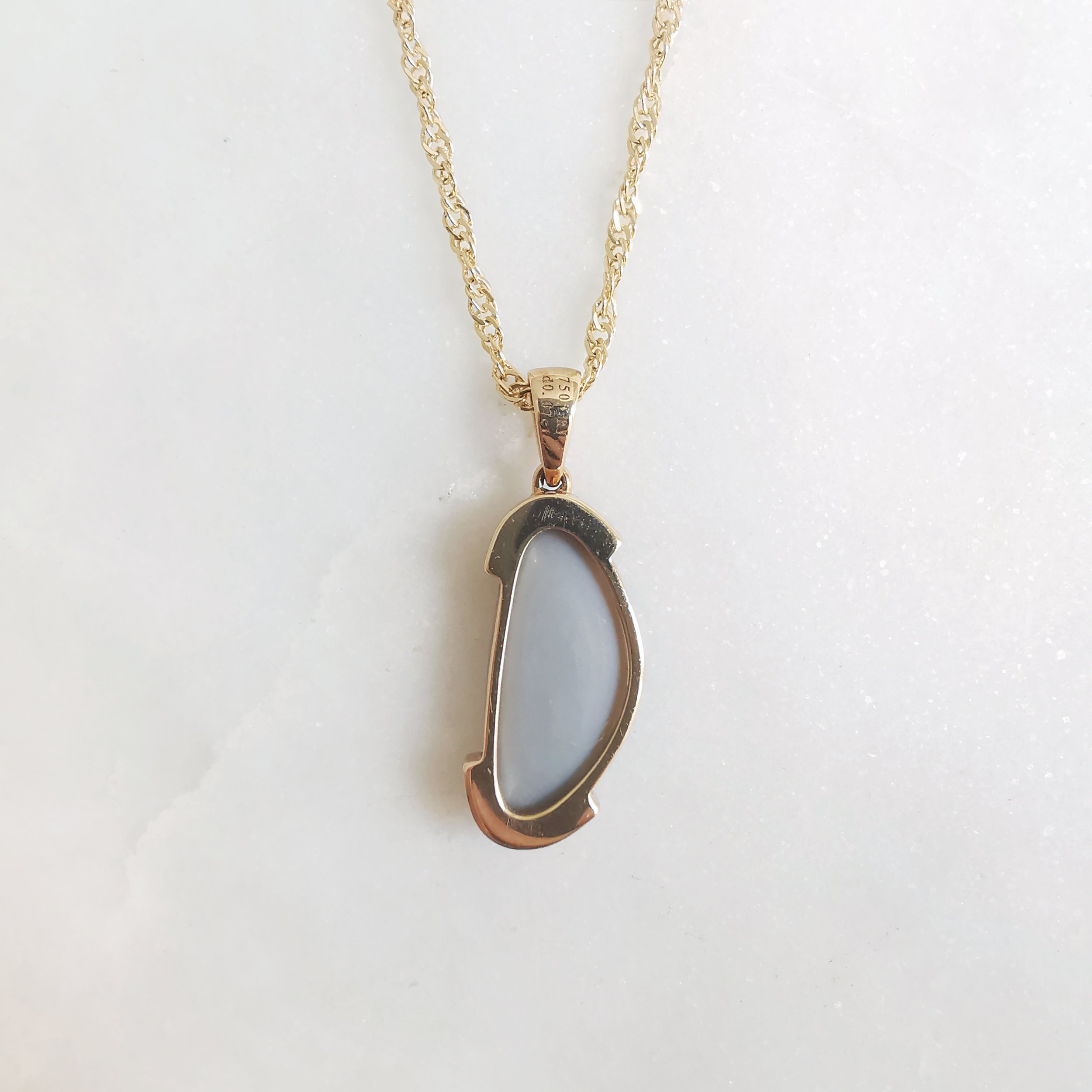 18K Heather Australian Black Opal and Diamond Pendant 4.jpeg