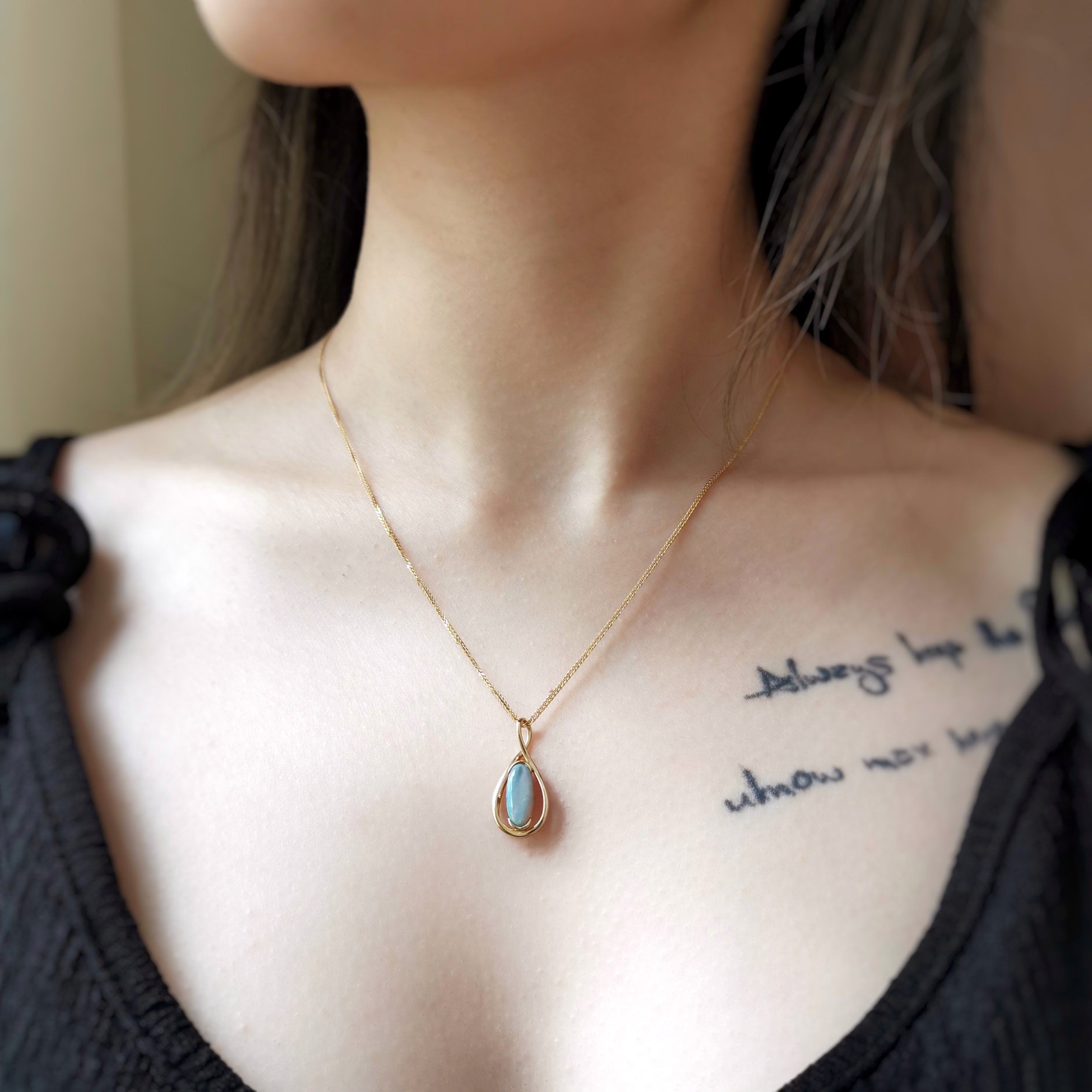 18K Mecca Solid Australian Black Opal Pendant 6.jpeg