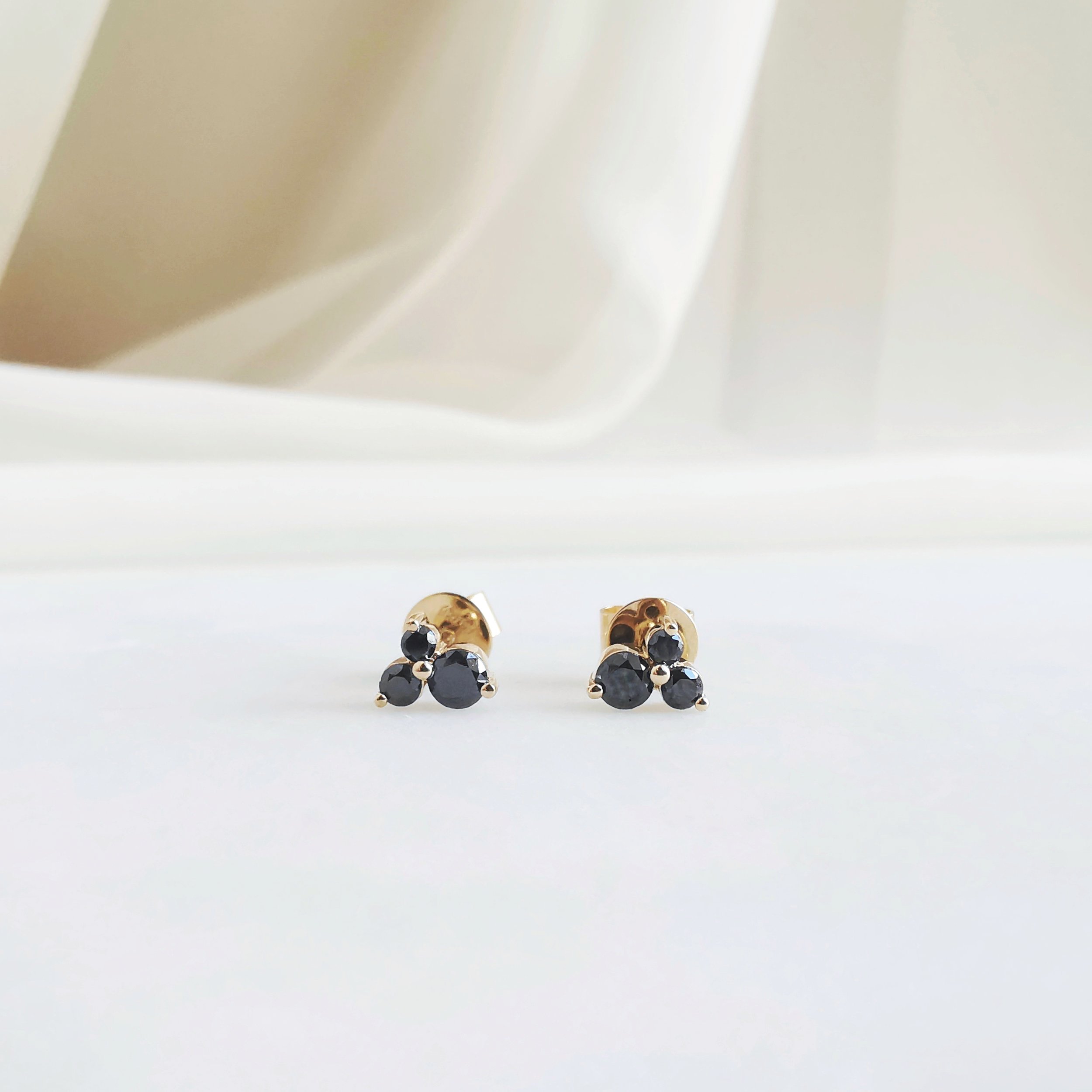18K+Sitora+Black+Diamond+Cluster+Stud+Earrings+1.jpg