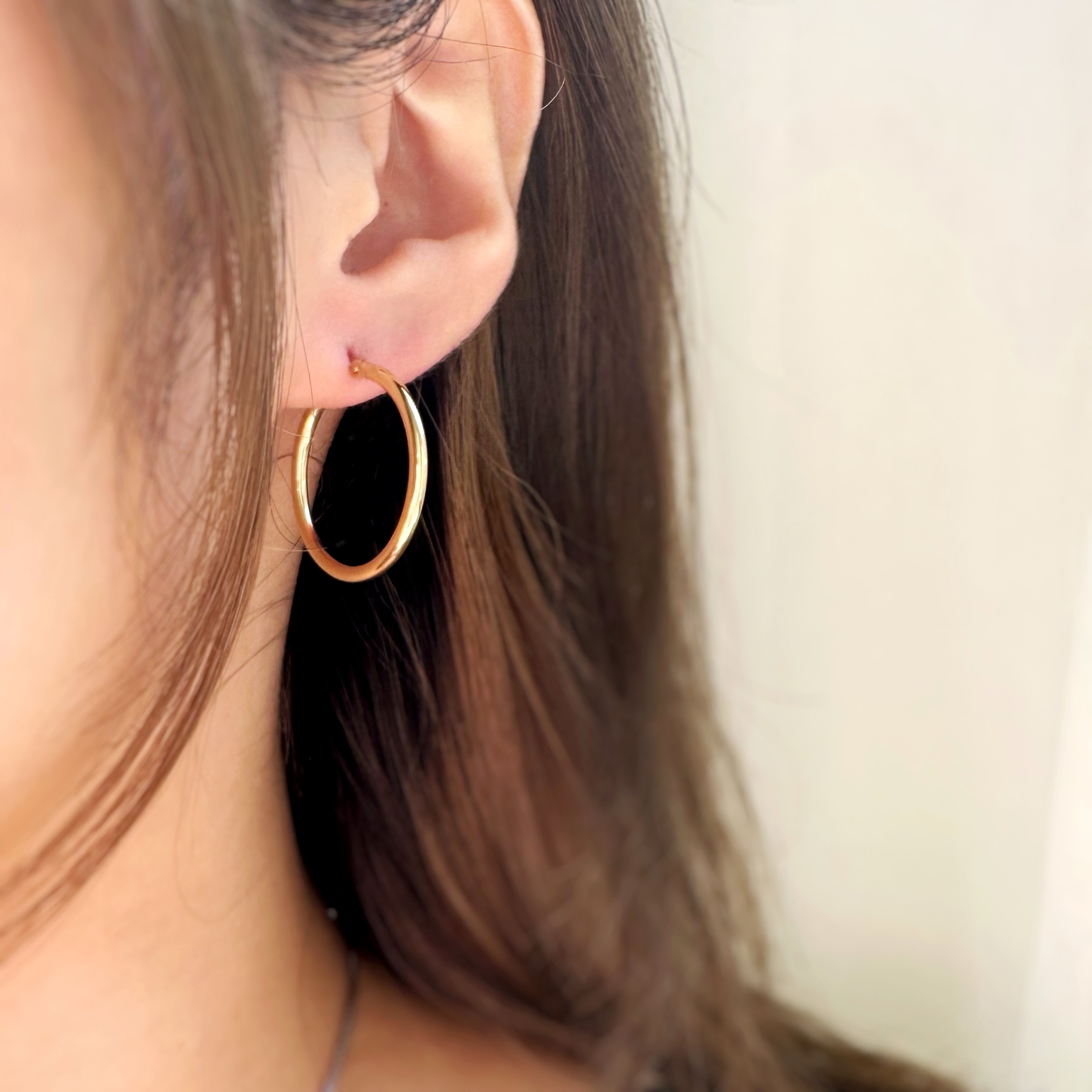 Evi' Hoop Earrings Gold - Stainless Steel - Notbranded
