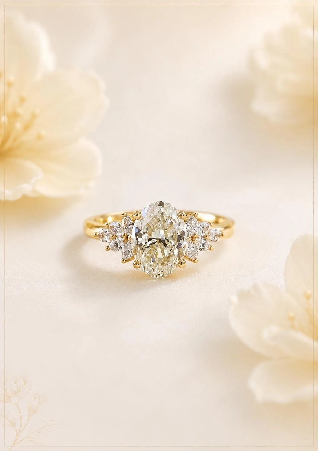18K Neci Natural Diamond Ring