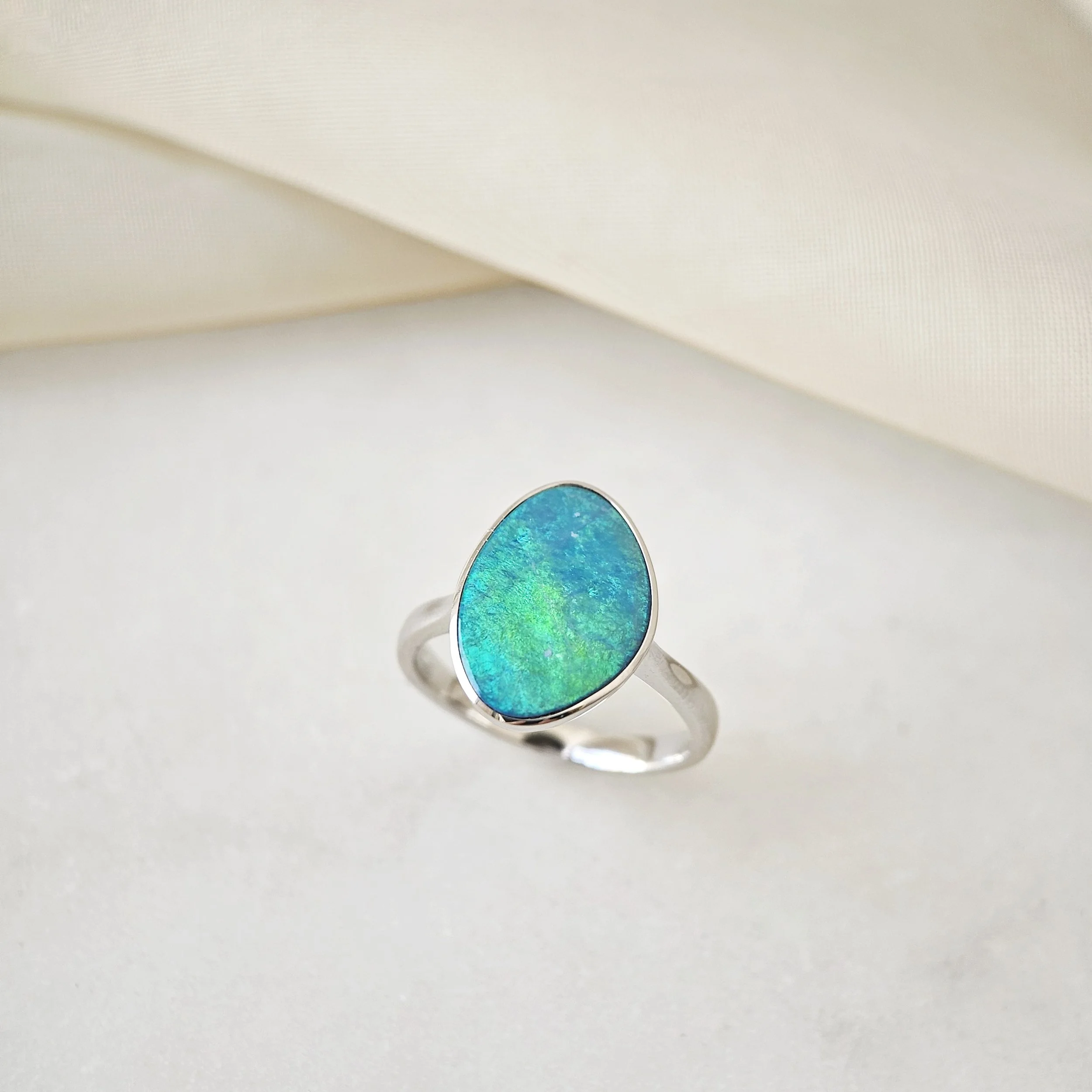 Mirage Double Opal Ring
