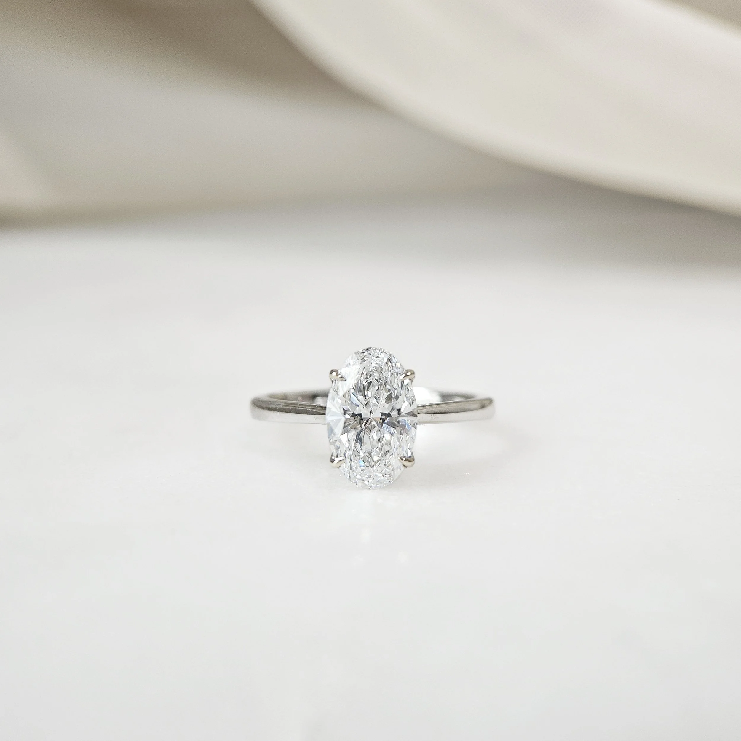 Tulipia Oval Diamond Ring