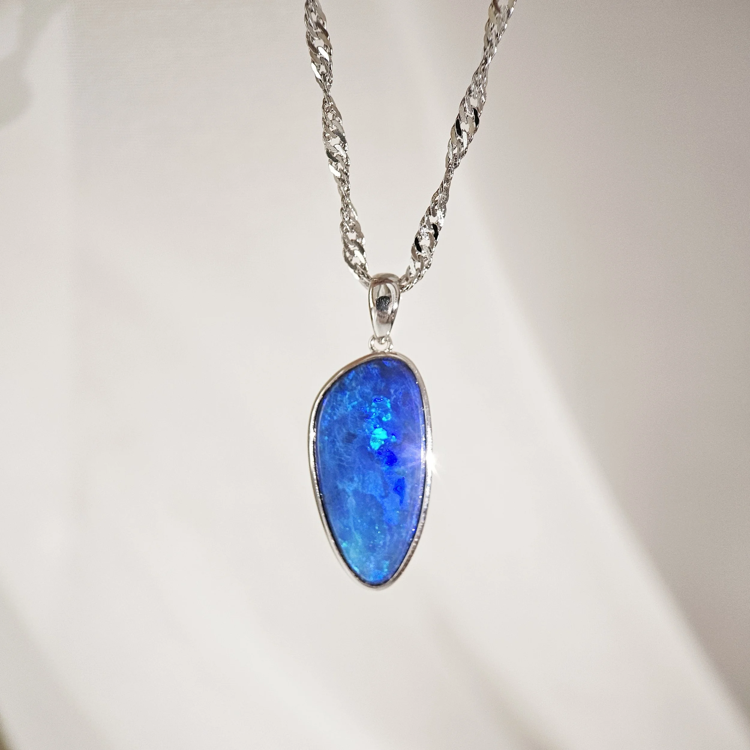 Marina Double Opal Pendant