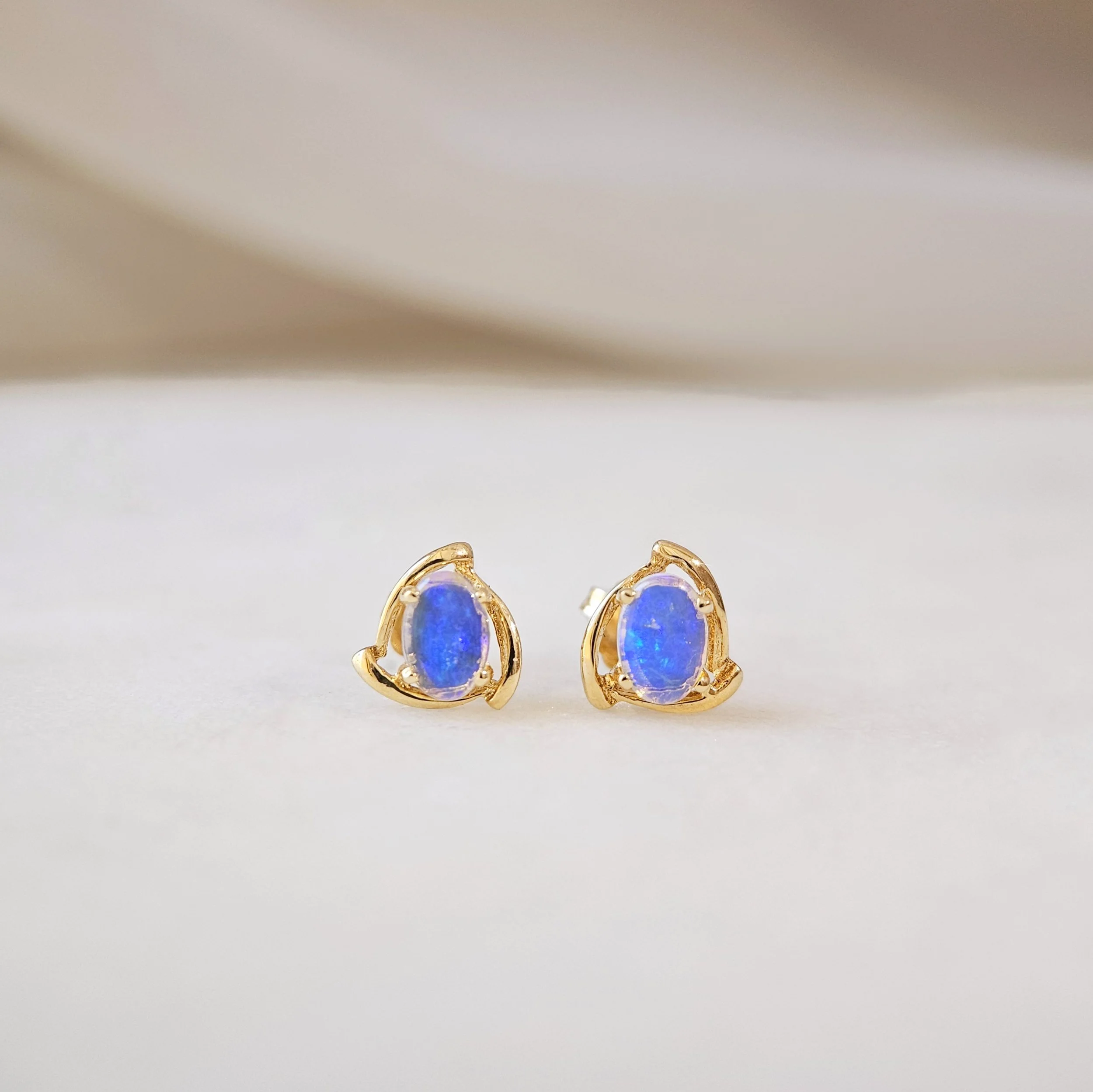 Avaline Twist Opal Earrings