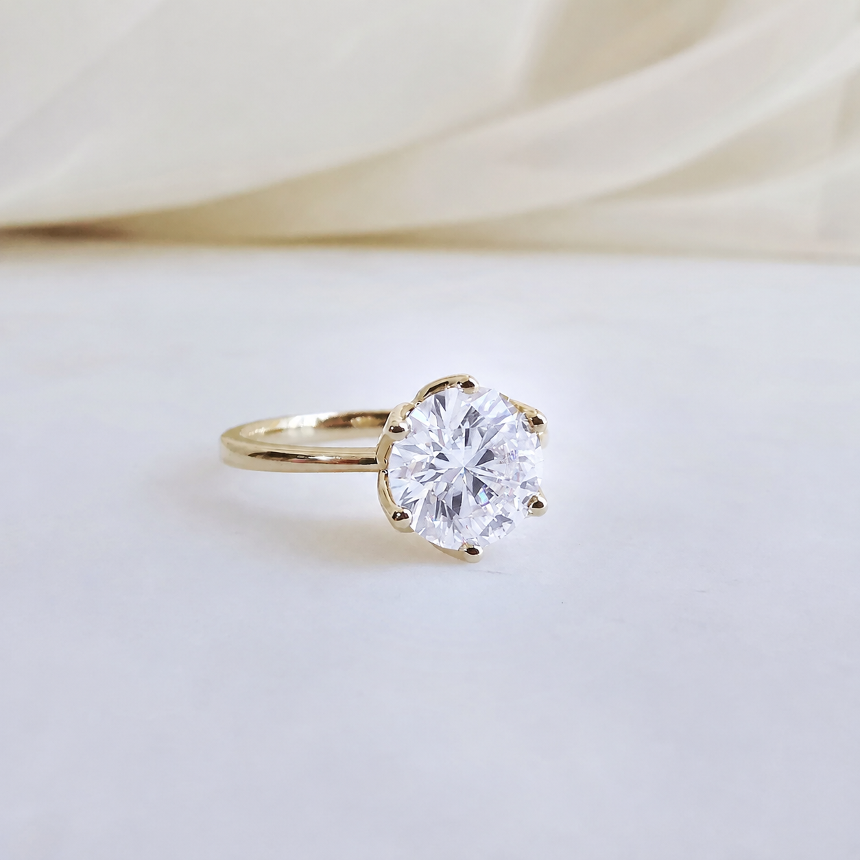 2.61ct Round Lab-Grown Diamond Ring in 18K Yellow Gold 2.png