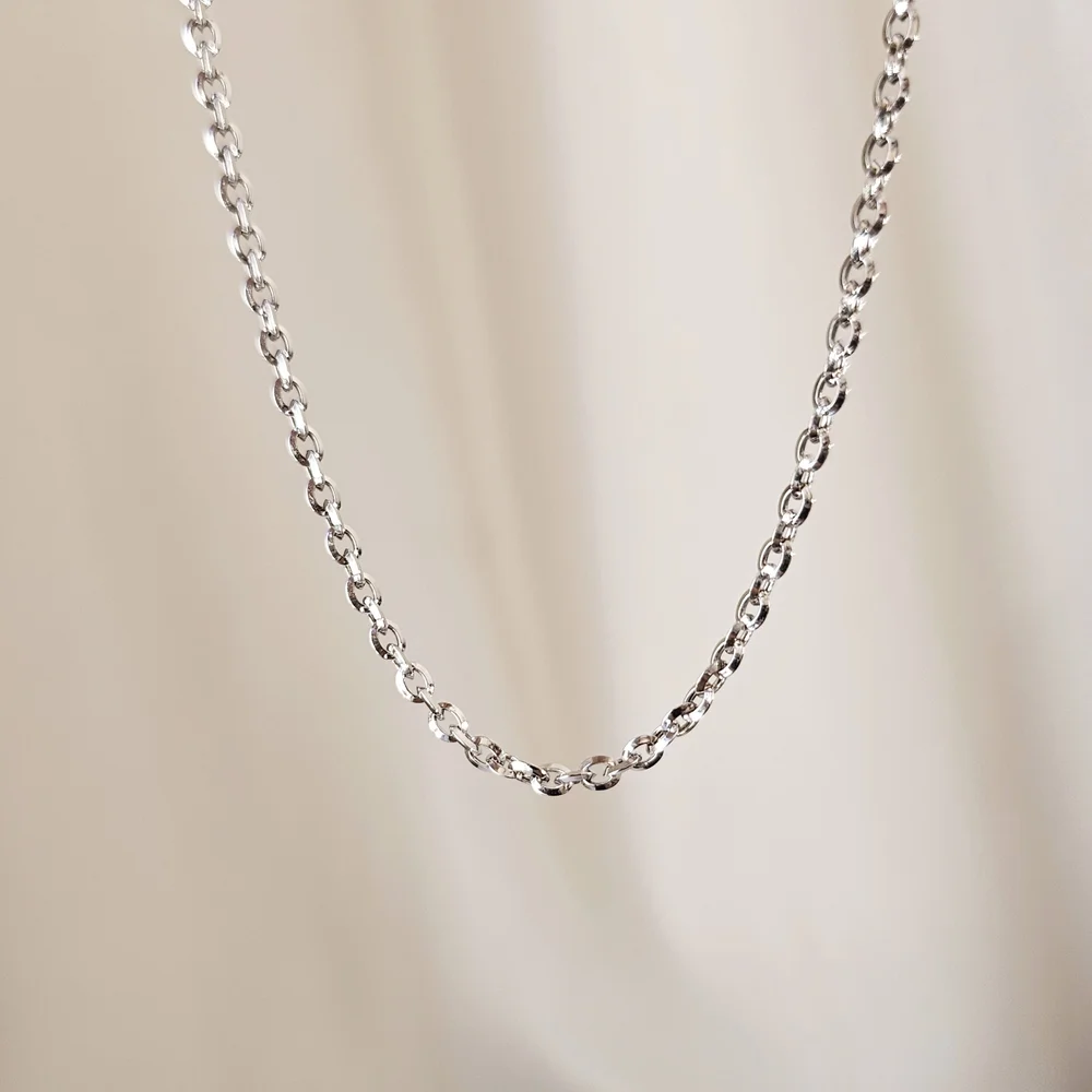 18K Thick Round Link Chain — Lovélle Jewellery
