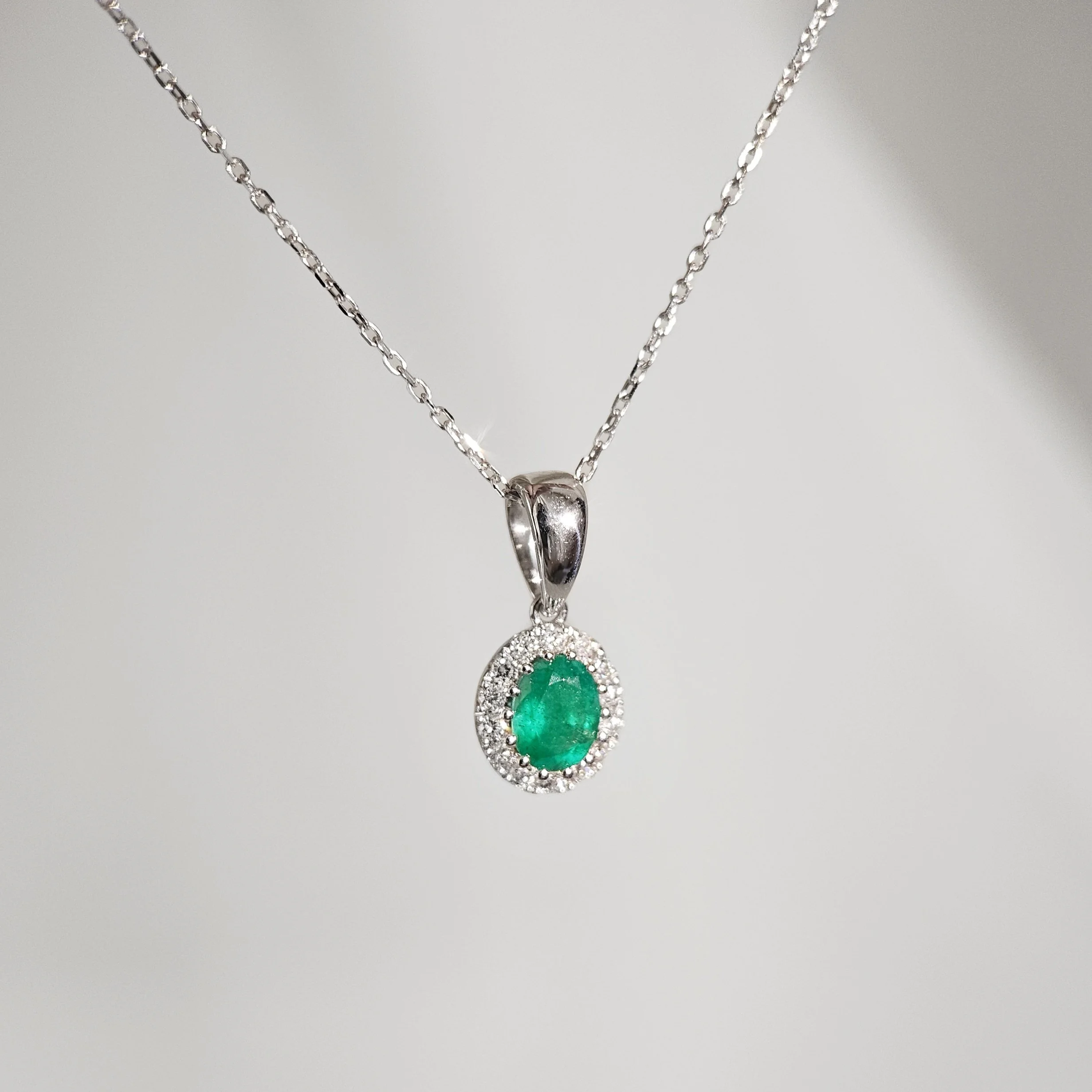 Verdant Emerald Pendant