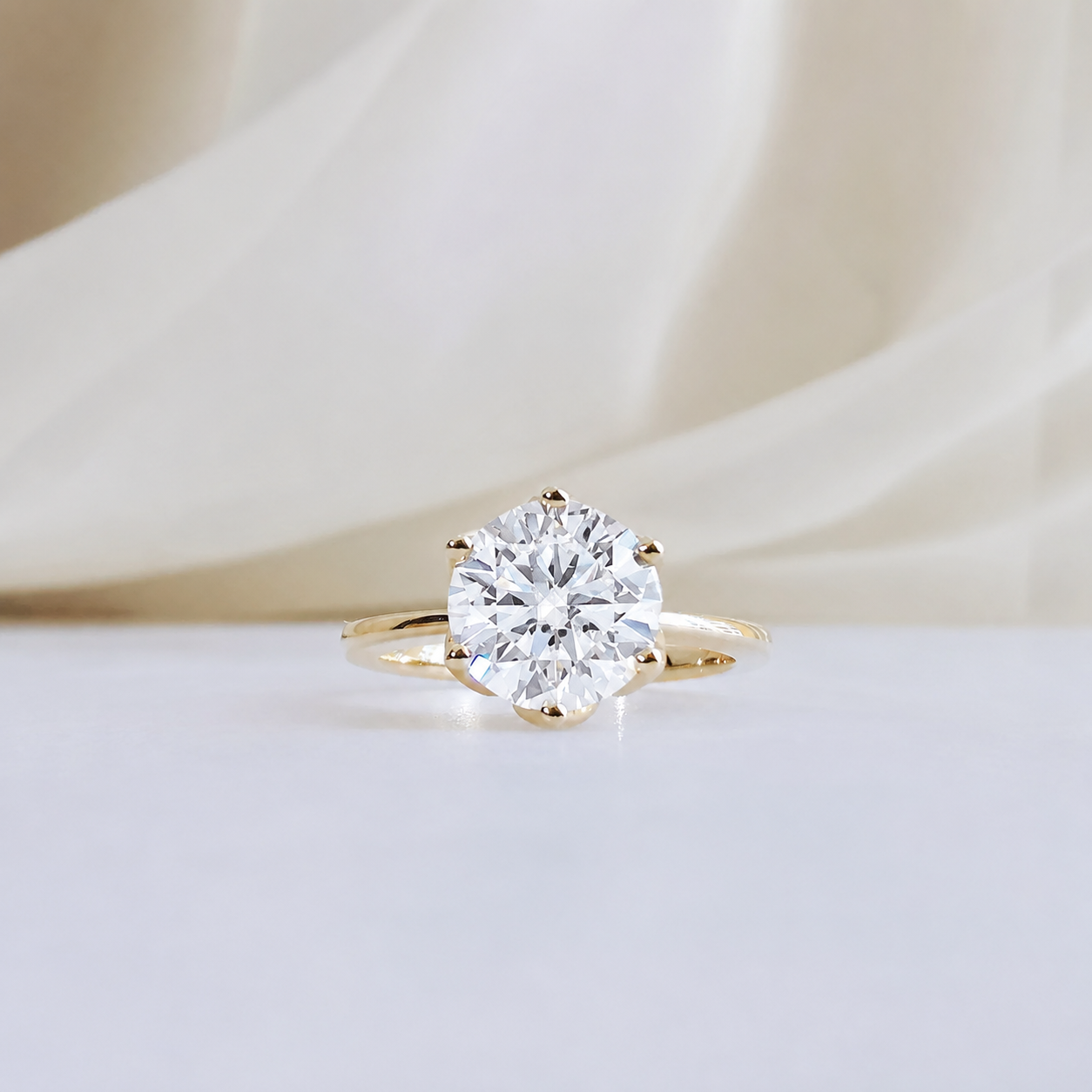 2.61ct Round Lab-Grown Diamond Ring in 18K Yellow Gold 3.png