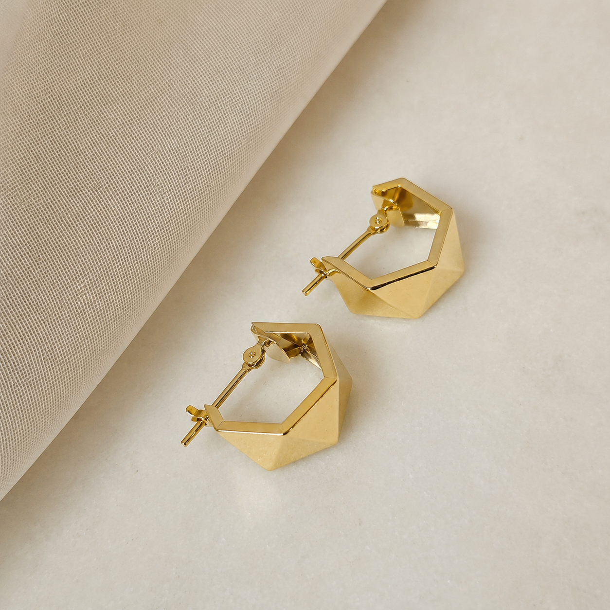 Geometric Drop Earrings