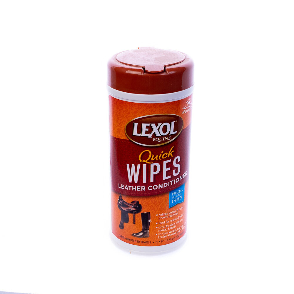 Lexol Leather Conditioner Quick Wipes [25 Count]