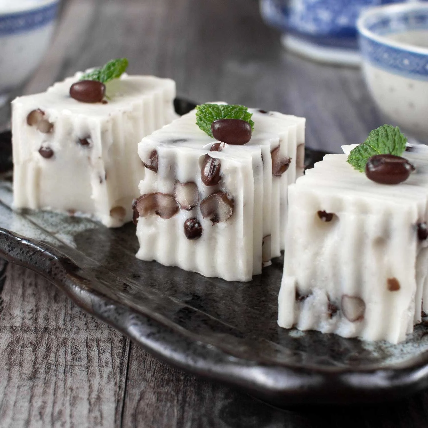 Red Bean Coconut Pudding