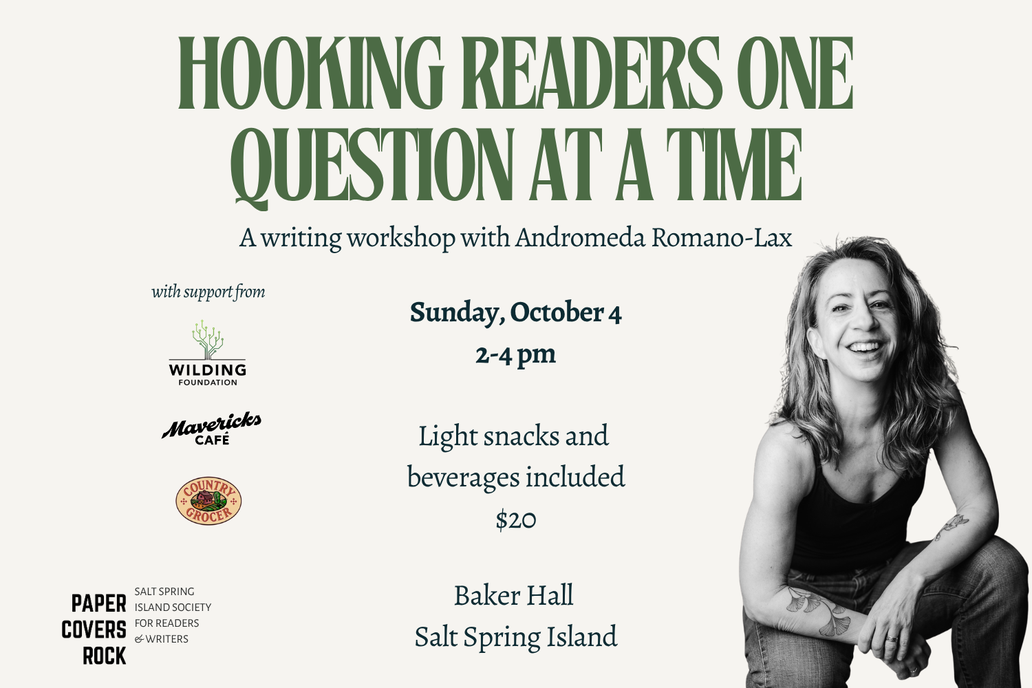 Workshop: Hooking Readers One Question at a Time
