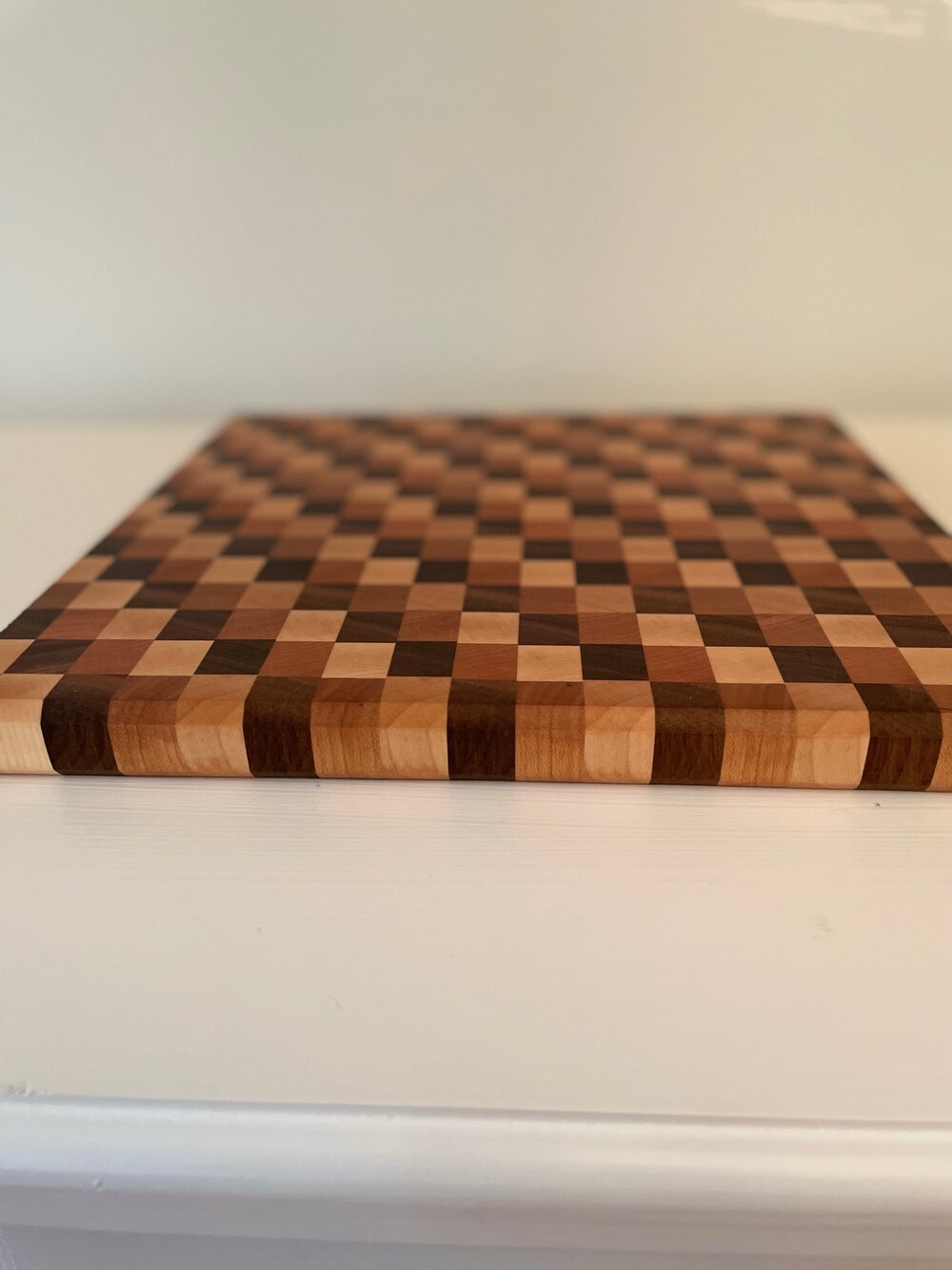 Checkered End Grain Cutting Board - CB08
