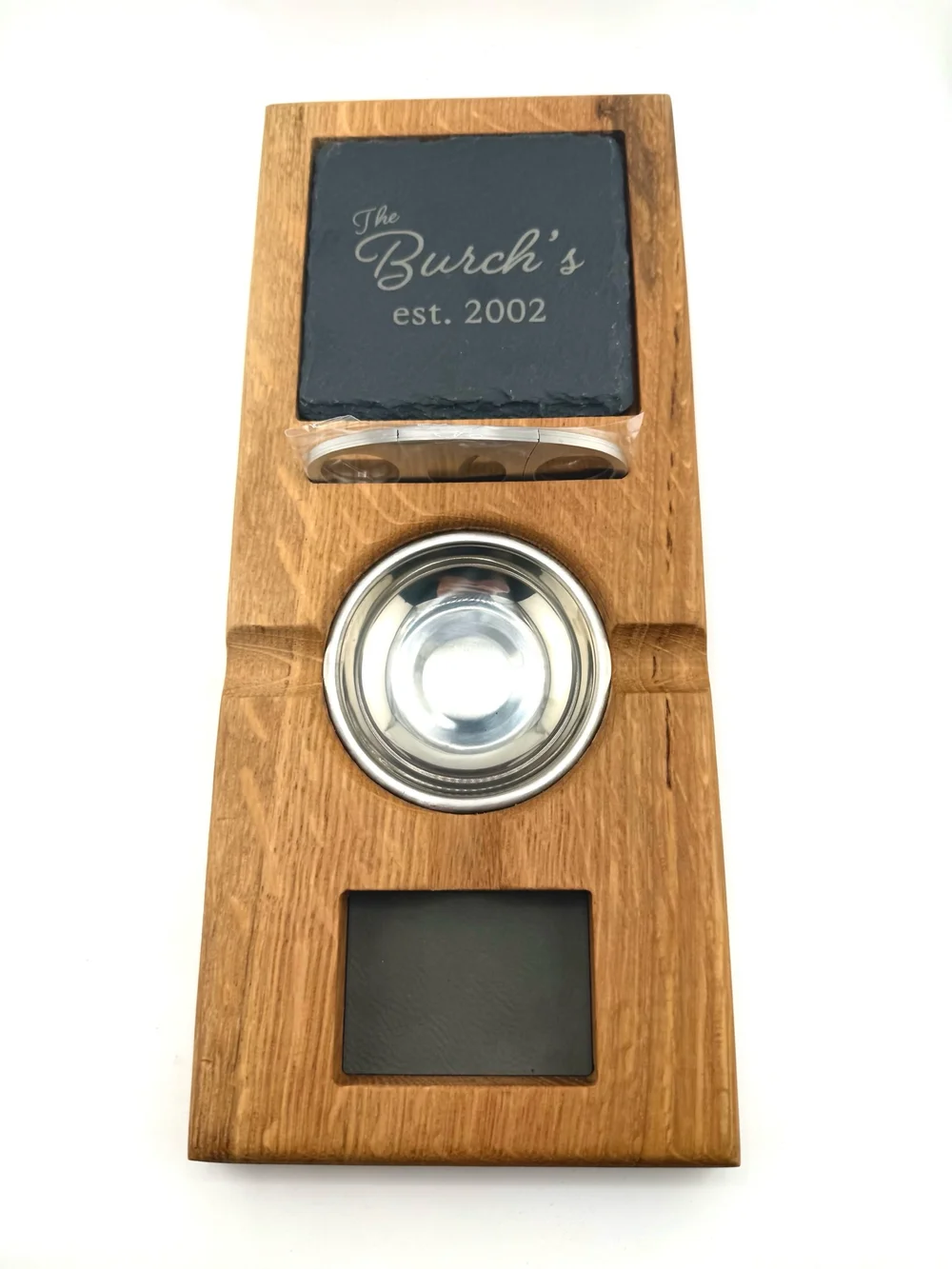 Cigar and Whiskey Nightcap Tray