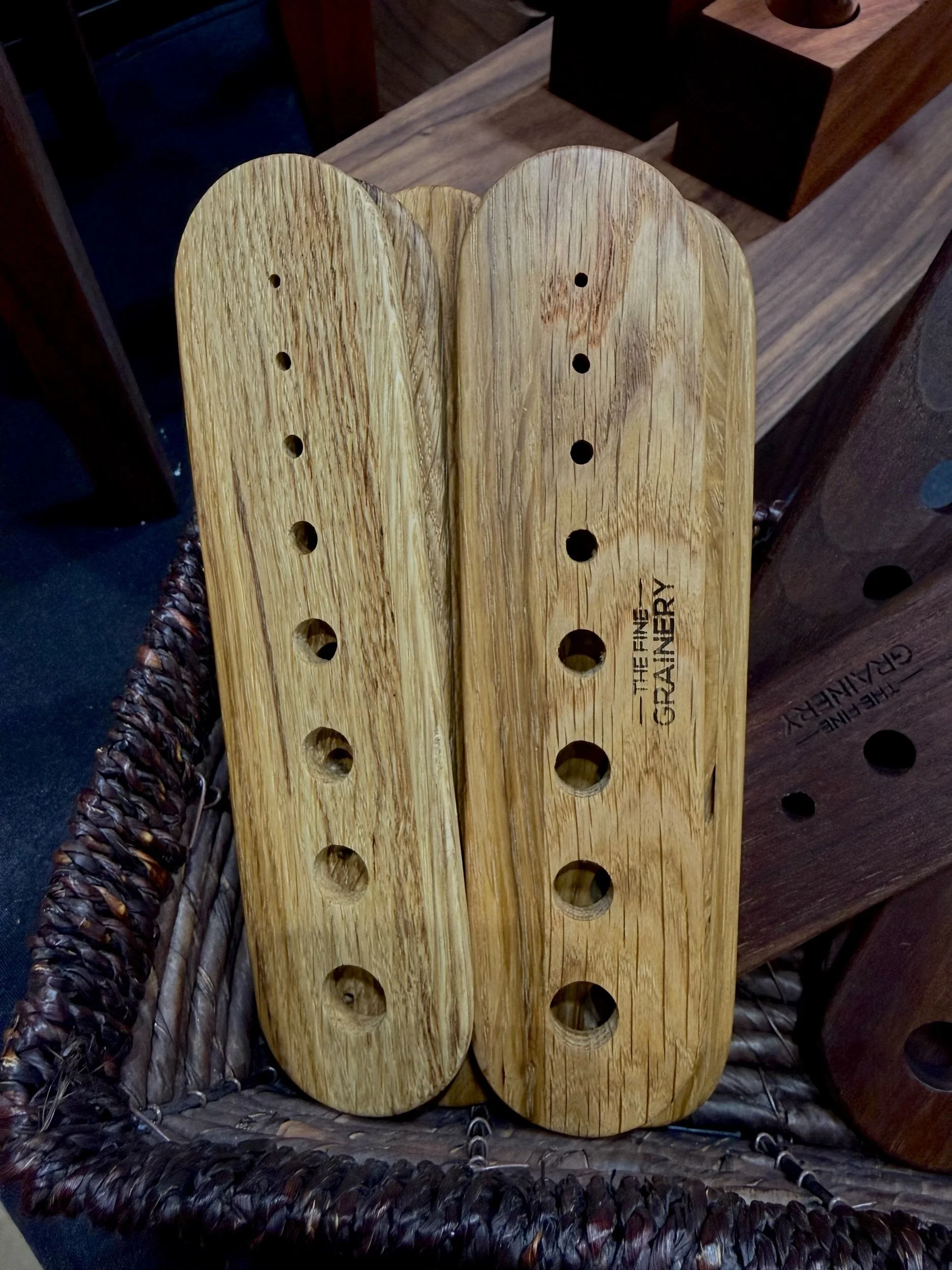 Artisan Hardwood Herb Leaf Stripper Tool