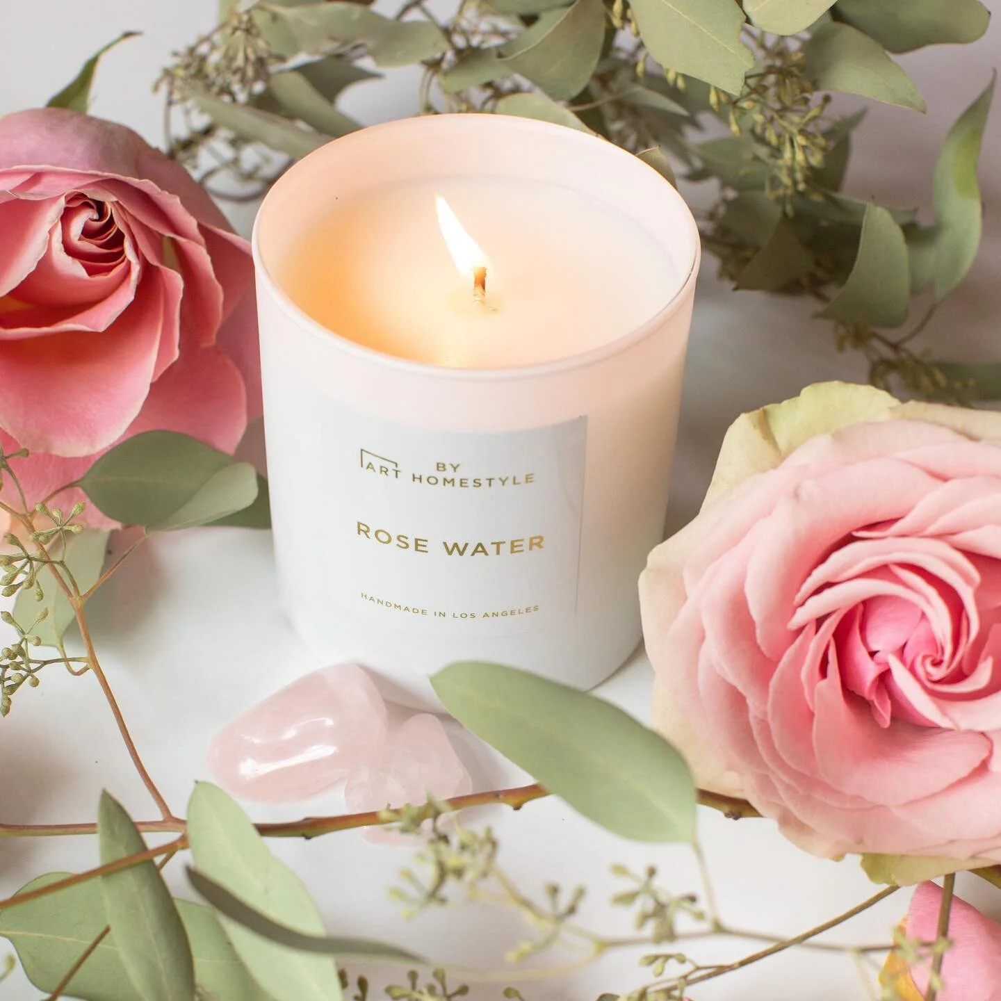 Rose Water Dreams // The added rose quartz in this pic is def a vibe too. 

When I created this scent, I envisioned a pretty rose fragrance rounded out by sweet vanilla notes. This pic reminds me of just that.🤍

📸 @sdkphotodesign 
&bull;
&bull;
&bu