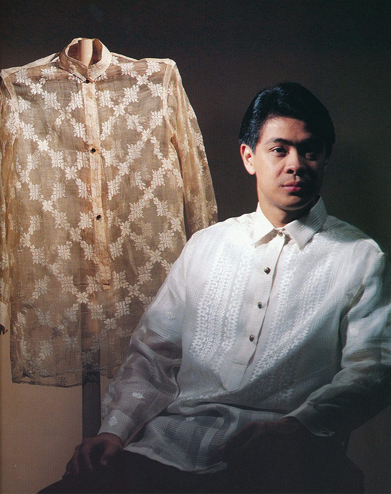 modern filipino barong dress