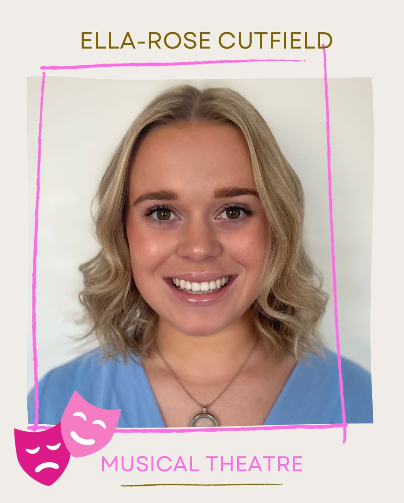 ✨Ella-Rose Cutfield ✨

Musical Theatre Teacher

From her first dance class at age two to starring in major productions, Ella-Rose has dedicated her life to the stage. With a Diploma in Commercial Dance and extensive training in Jazz (AJDA), Ballet (R