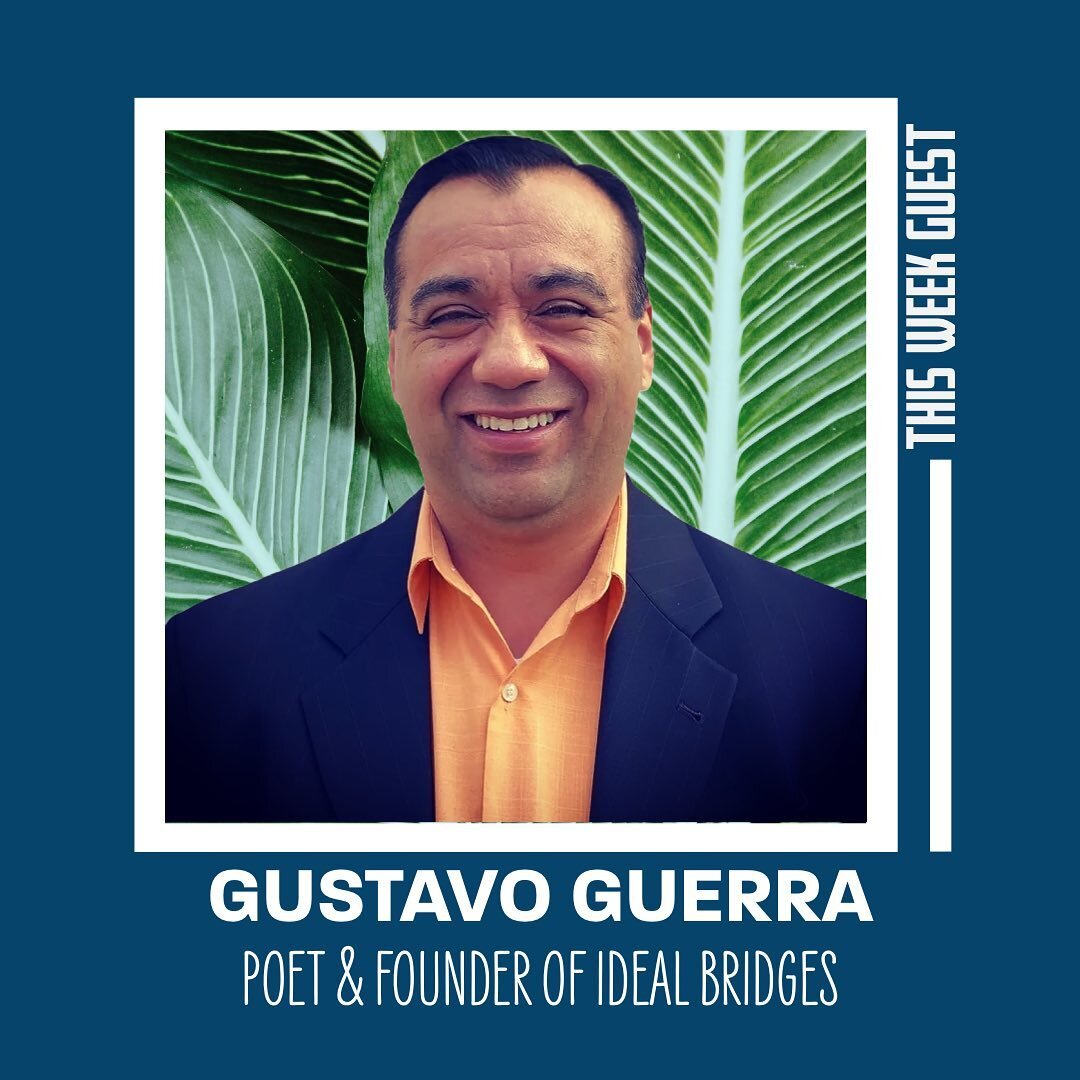 Meet our latest Guest🎙 

Gustavo Guerra Vasquez, is a Guatemalan, raised in Los Angeles CA, founder of IDEAL Bridges a consulting organization for businesses and Poet and founding member of several poetry collectives and initiatives that include and