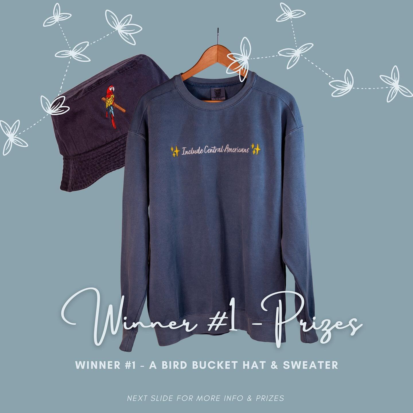 ✨Raffle✨

Winner #1 Prize:

A Bird Bucket Hat &amp; Sweater

✨ HOW TO ENTER ✨

$5 FOR EACH ENTRY

🎙 Send your entry to our Venmo with your social media Username (IG or TW) as a comment. 

🎙 You can enter multiple times

🎙 If you don't have or use 